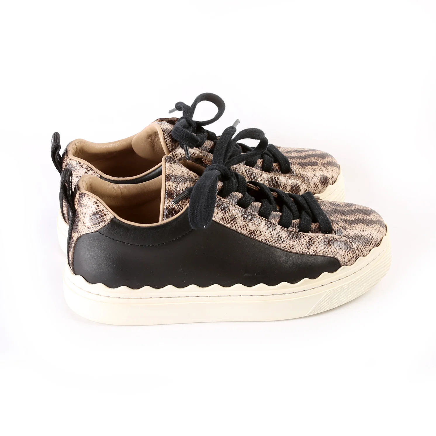 Lauren Leather Sneakers Size 37 - Image 5