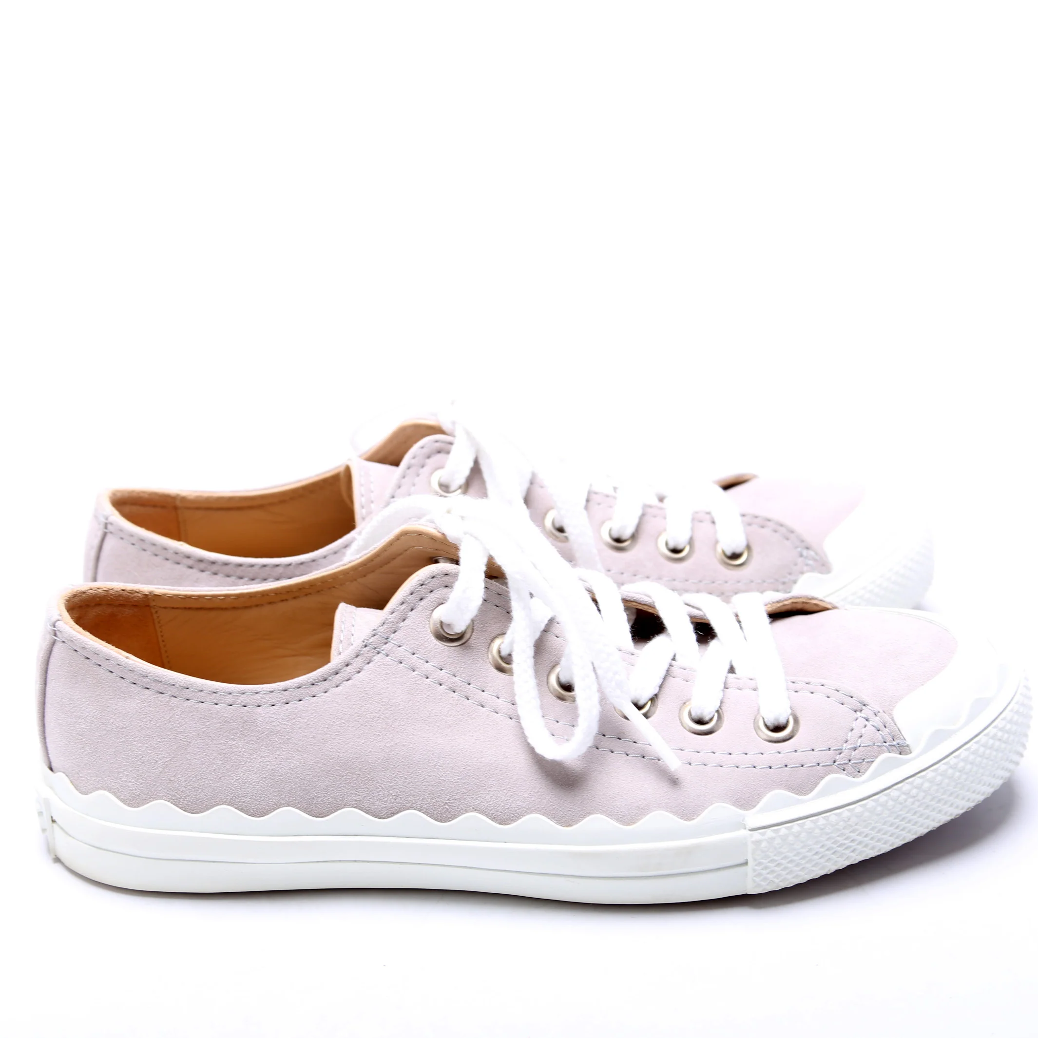 Lauren Leather Sneakers Size 39 - Image 3