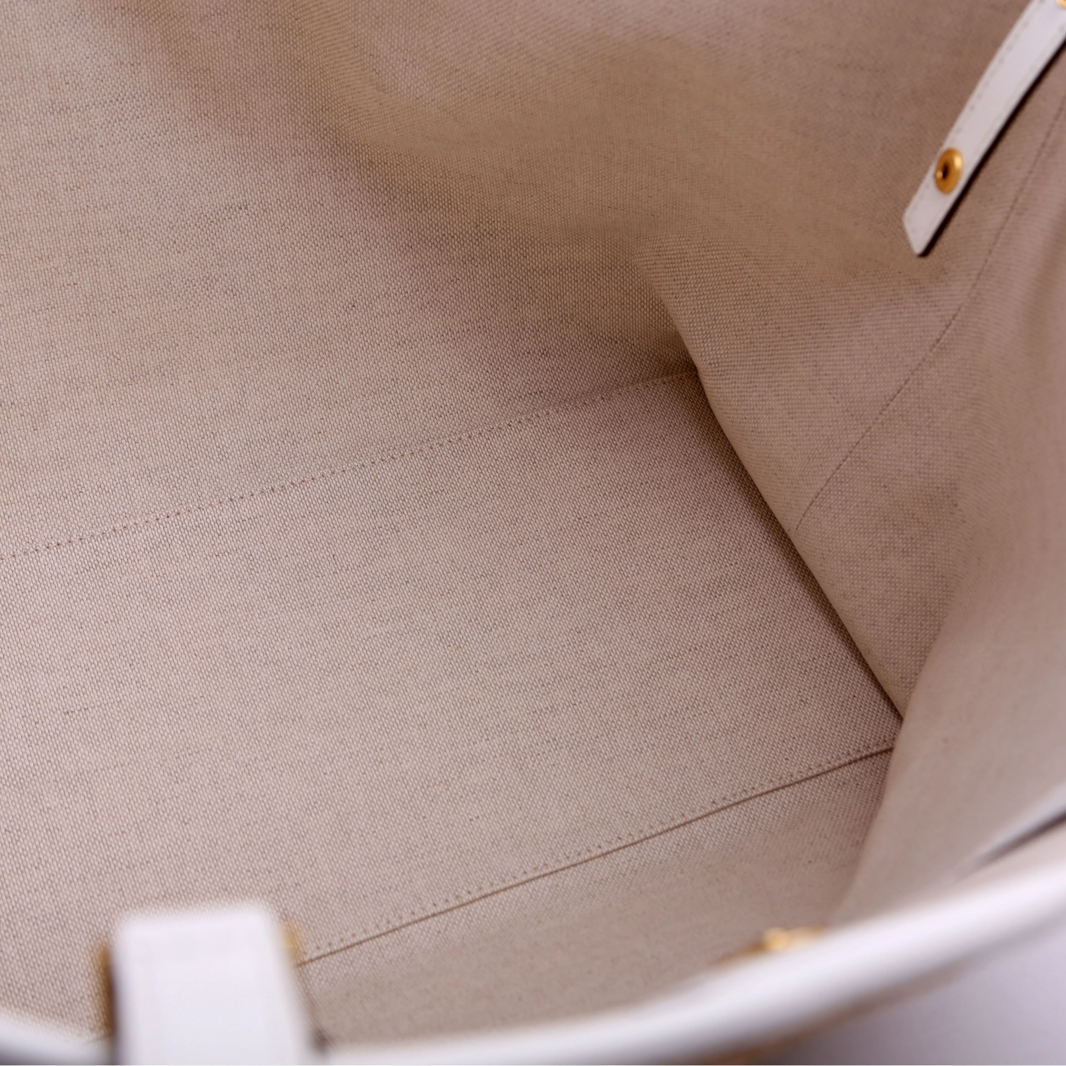 Lauretos Himmel Raffia Shopper Tan/White - Image 11