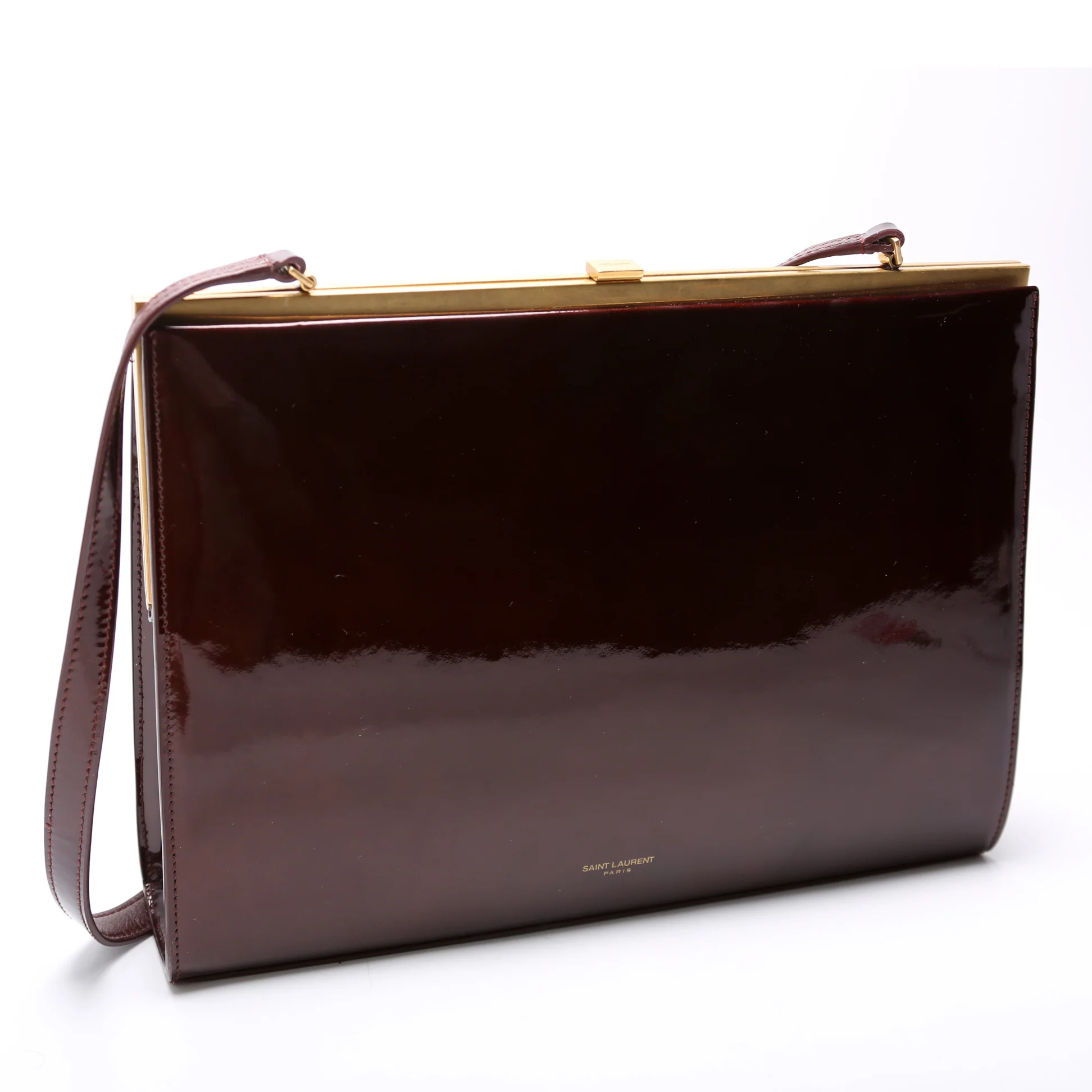 Le Anne-Marie Patent Leather Shoulder Bag - Image 2
