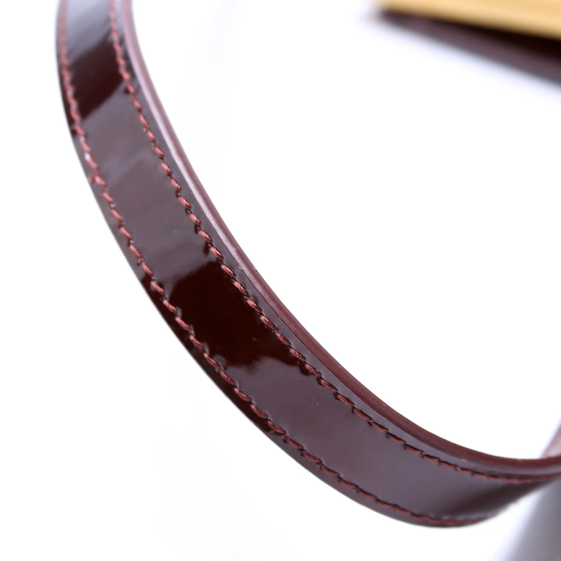 Le Anne-Marie Patent Leather Shoulder Bag - Image 7