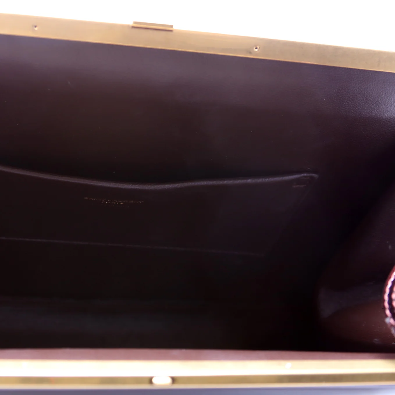 Le Anne-Marie Patent Leather Shoulder Bag - Image 8