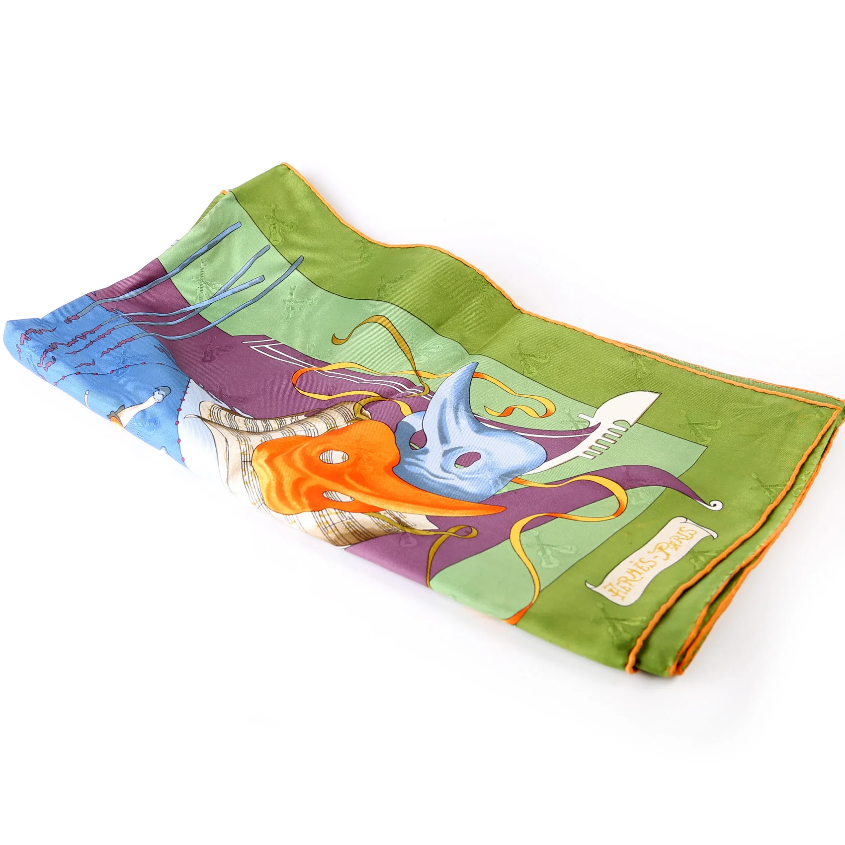 Le Carnaval De Venise Silk 90CM Scarf - Image 2