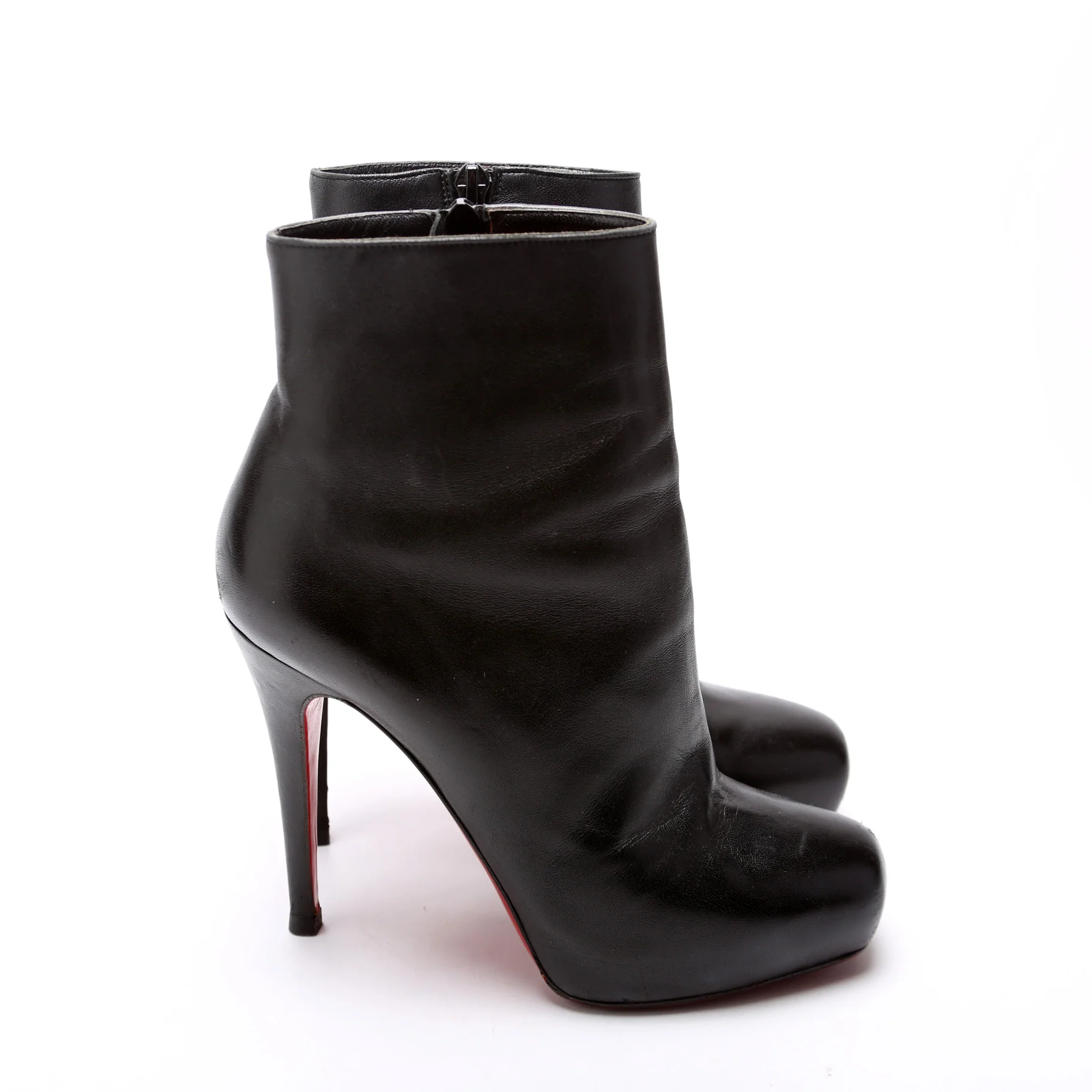Leather Ankle Booties Size 38 - Image 4
