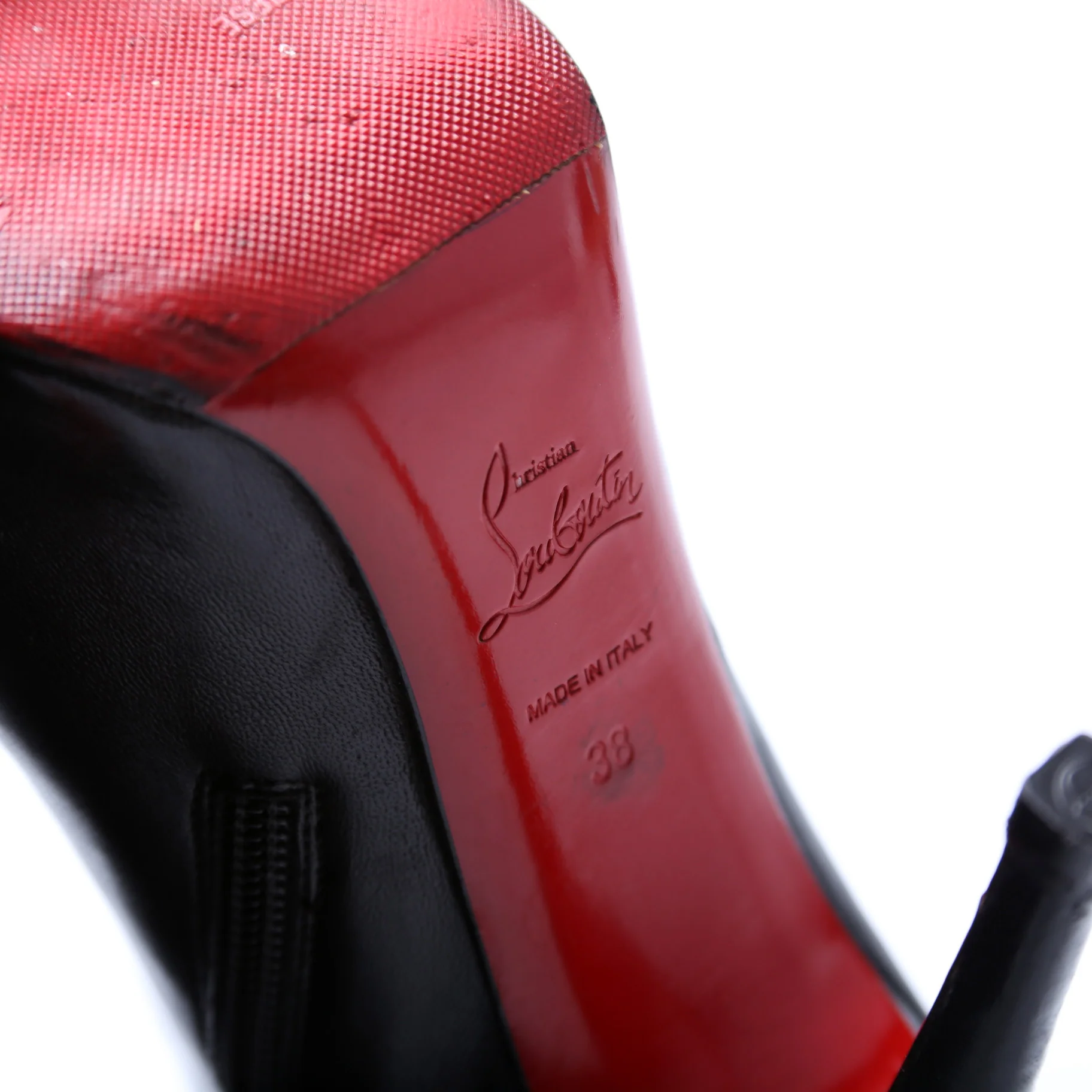 Leather Ankle Booties Size 38 - Image 8