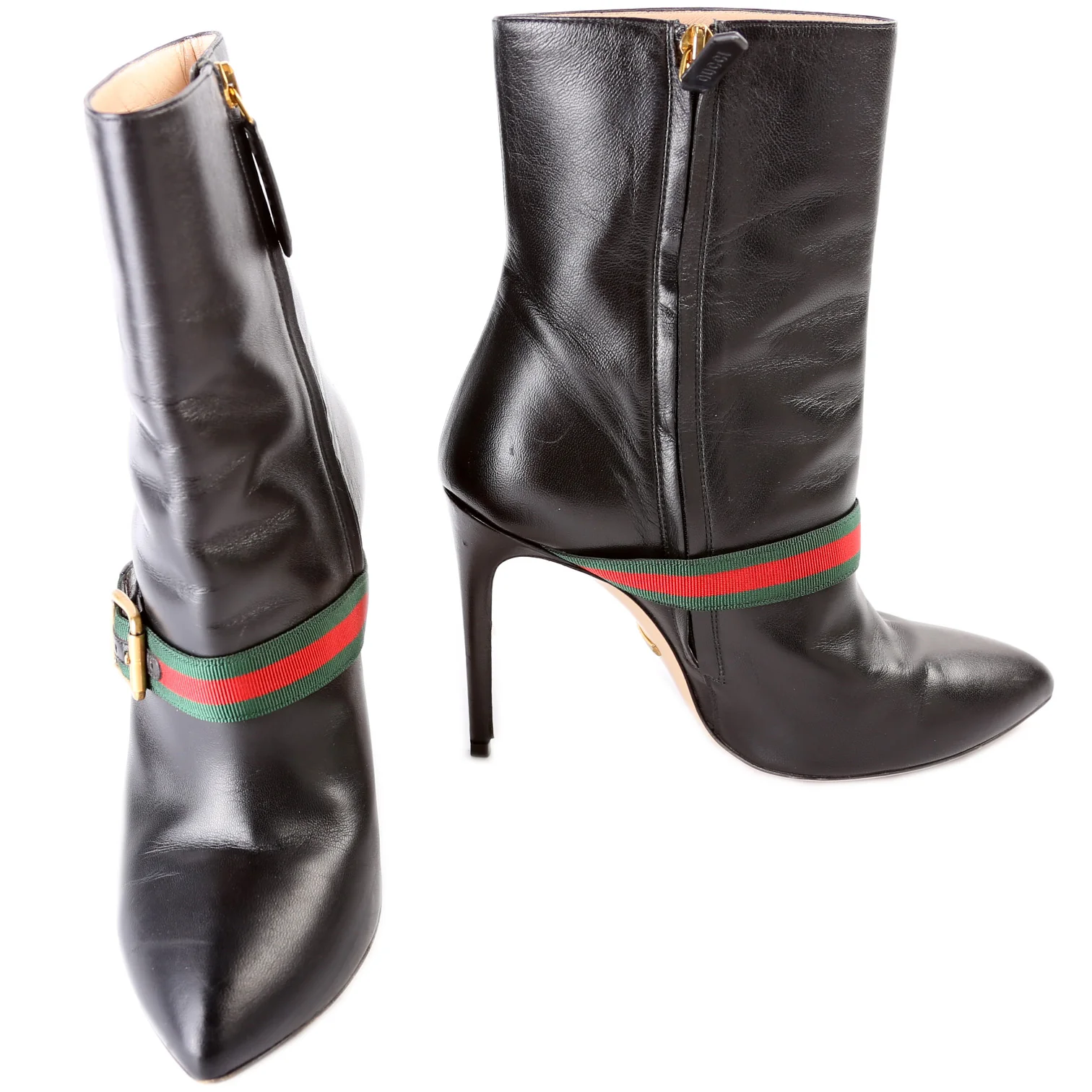 Leather Booties Size 37.5