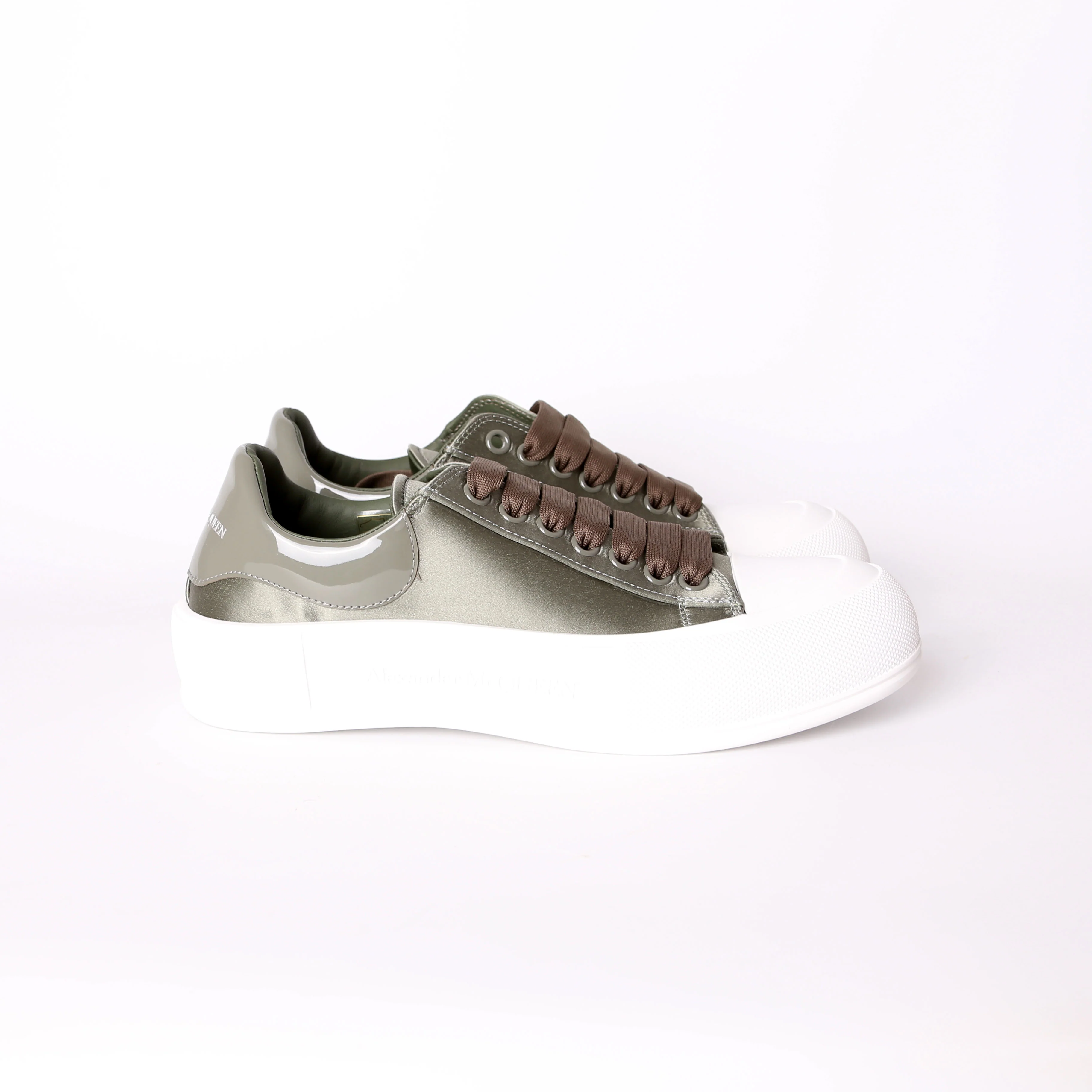 Leather Deck Sneakers Size 42.5 - Image 5