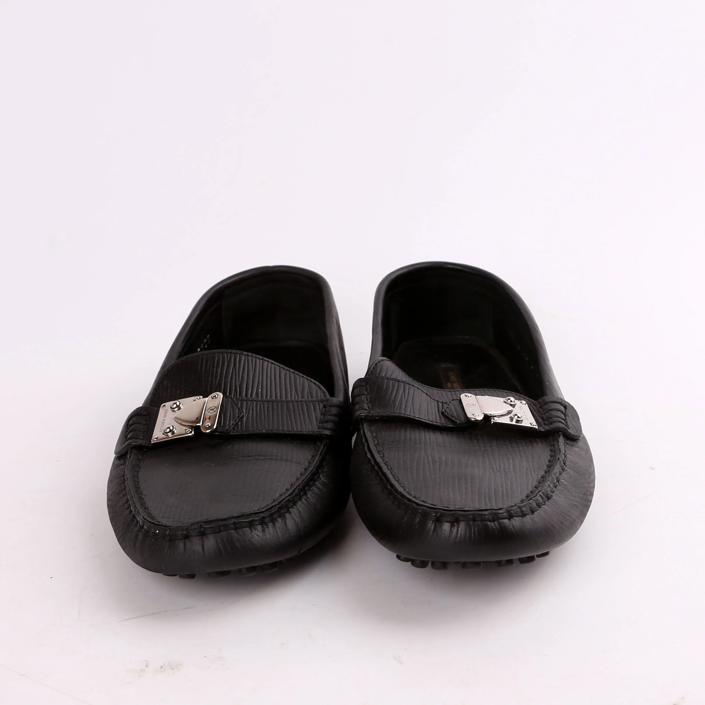 Leather Driver Loafers Size 37.5 - Image 2