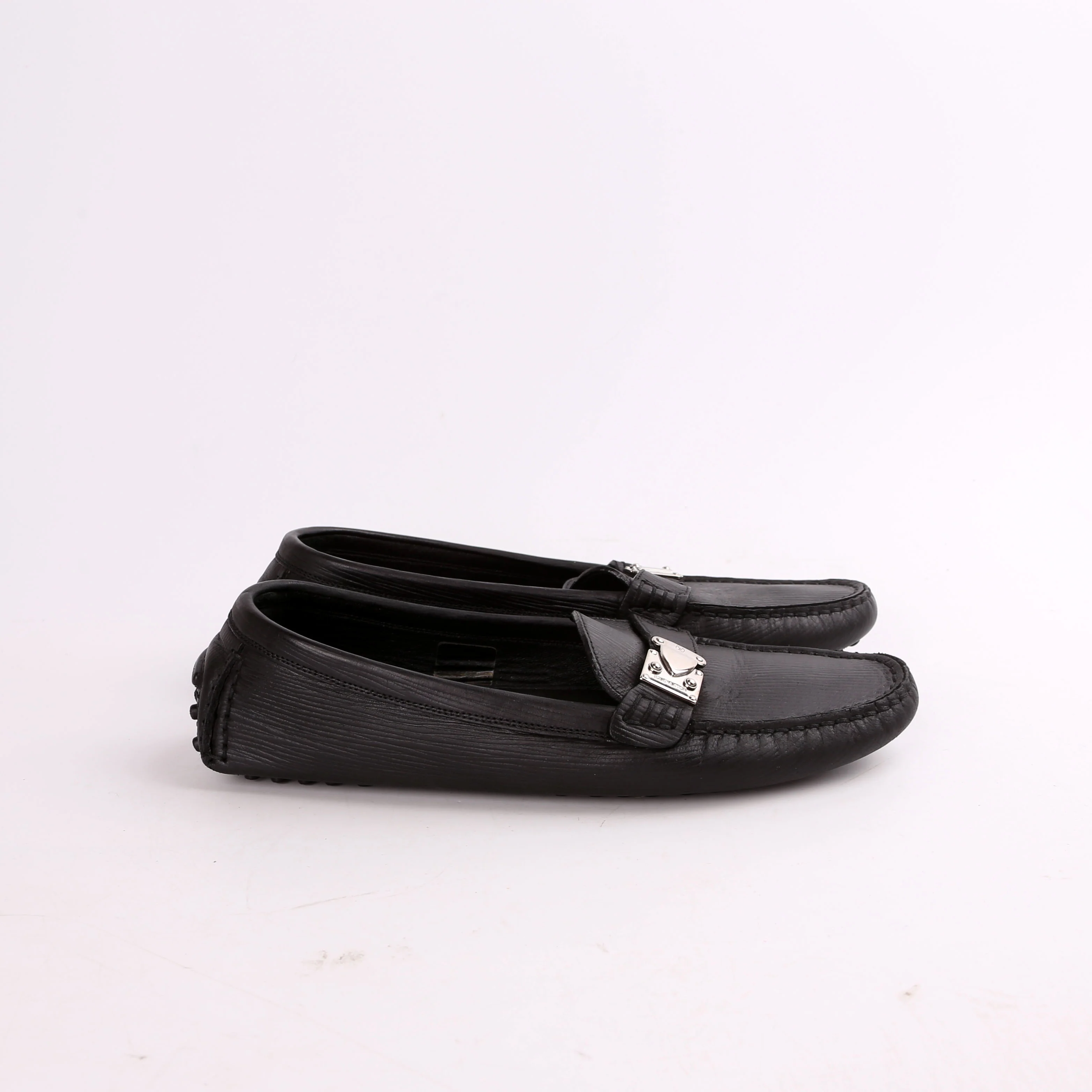 Leather Driver Loafers Size 37.5 - Image 5