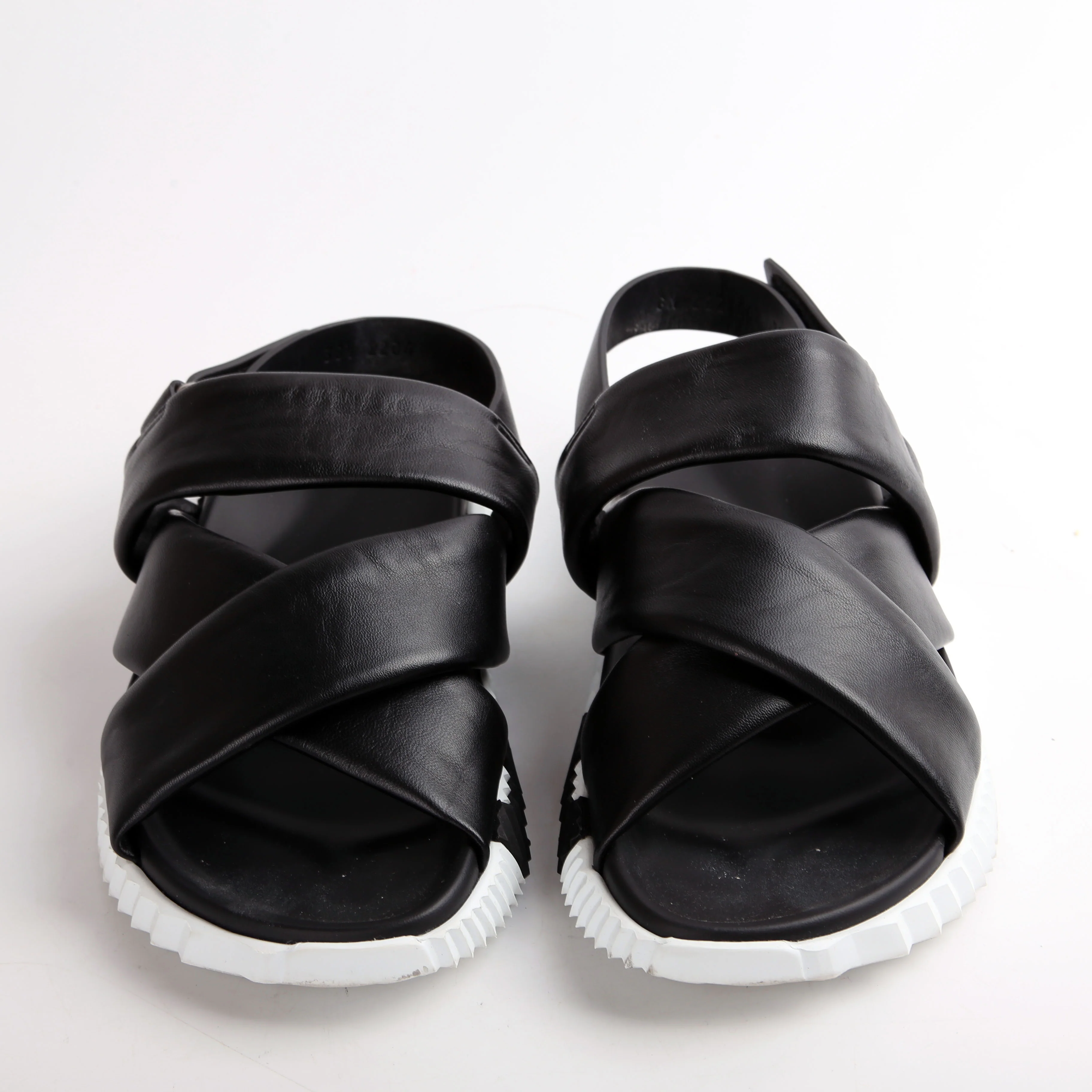 Leather Electric Sandals Size 38.5 - Image 3