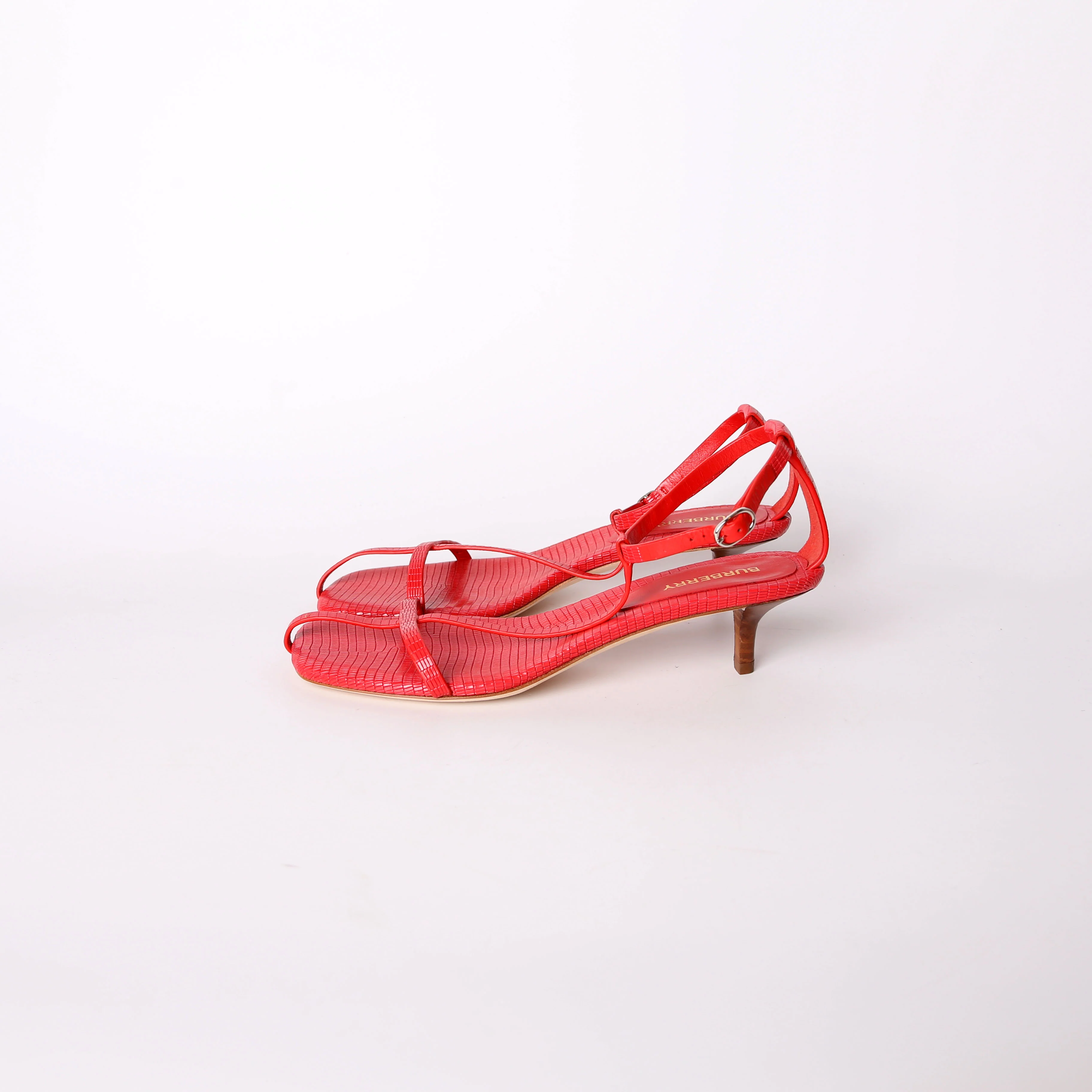 Leather Kitten Heels Size 37.5 - Image 3