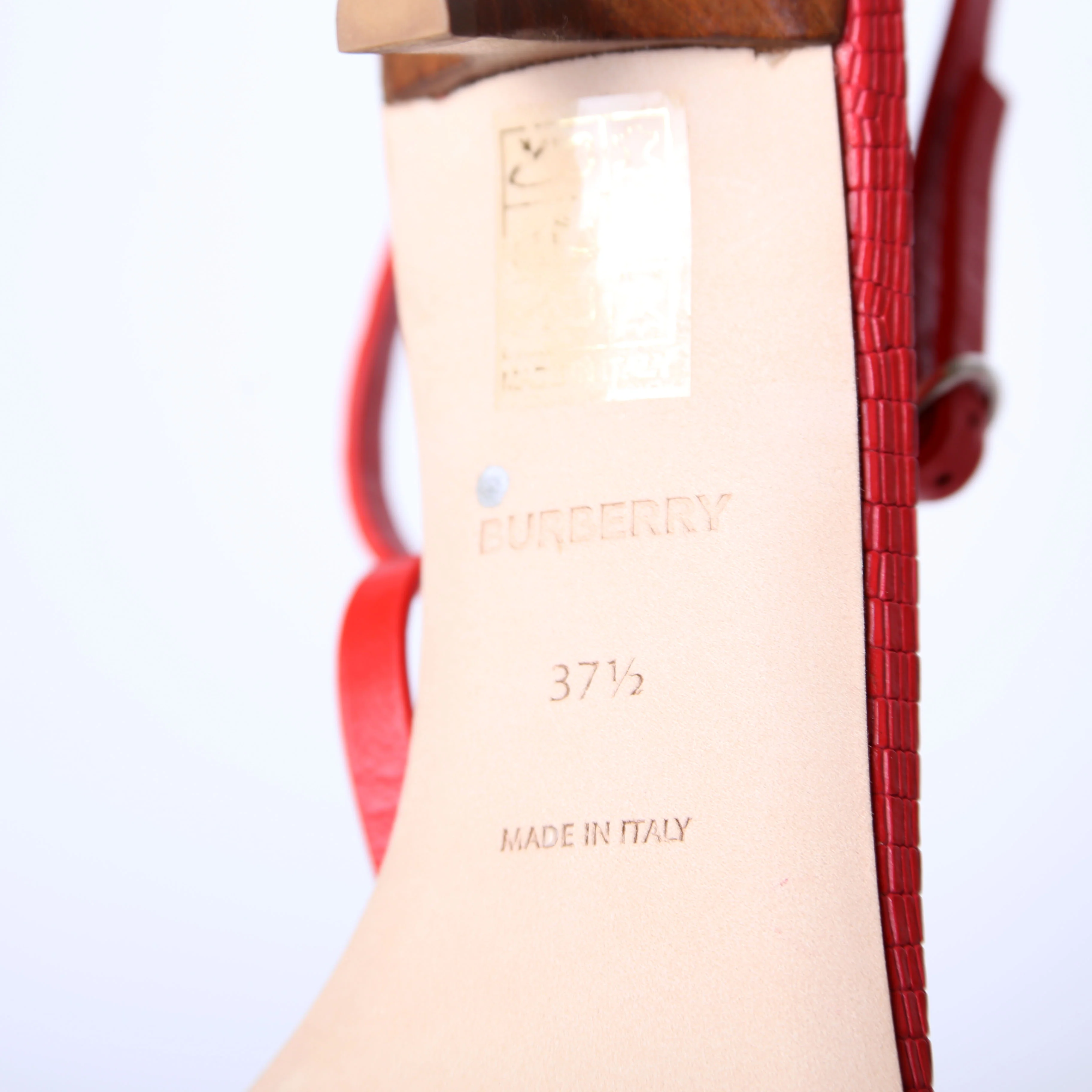 Leather Kitten Heels Size 37.5 - Image 7