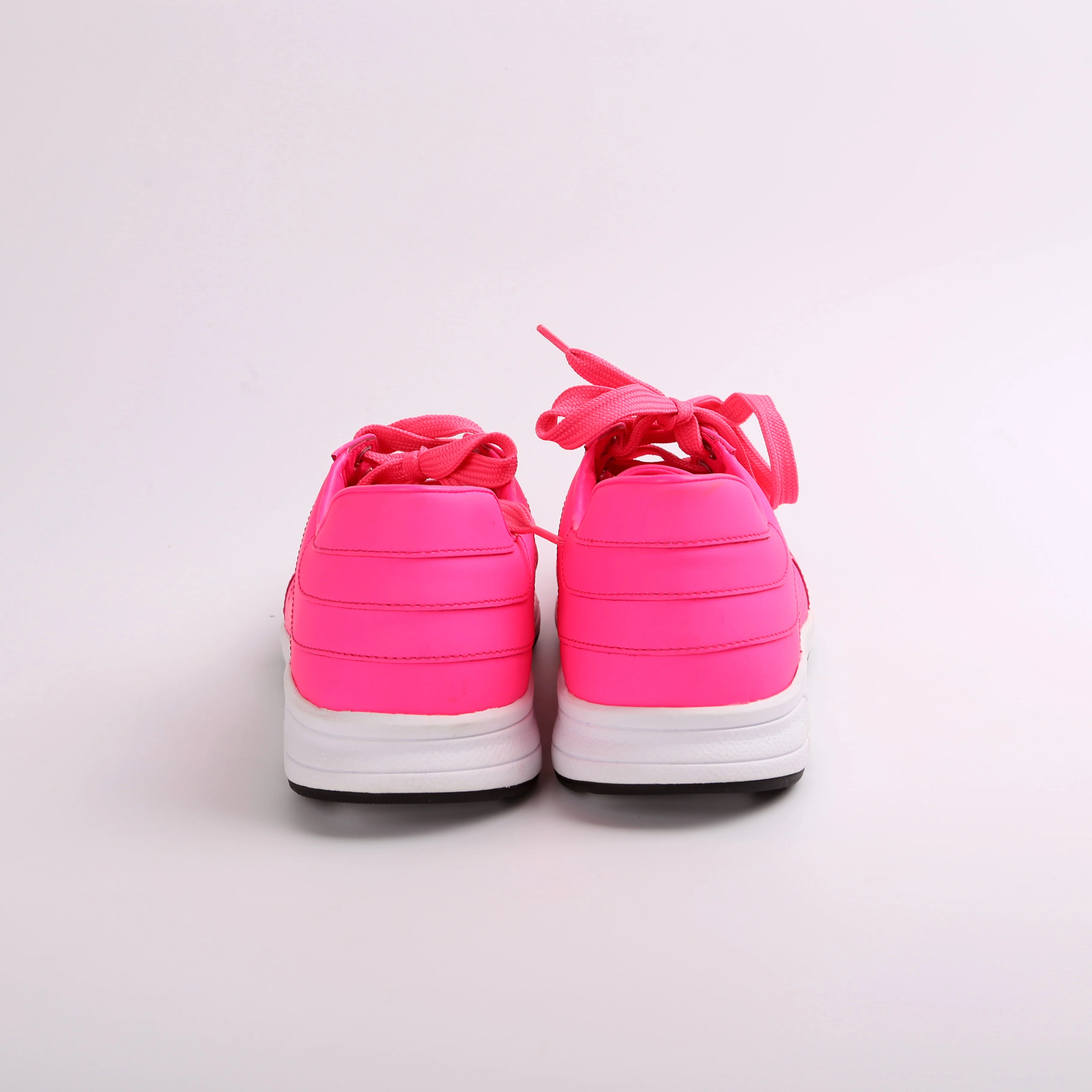 Leather Lasercut Sneakers Size 38 - Image 4