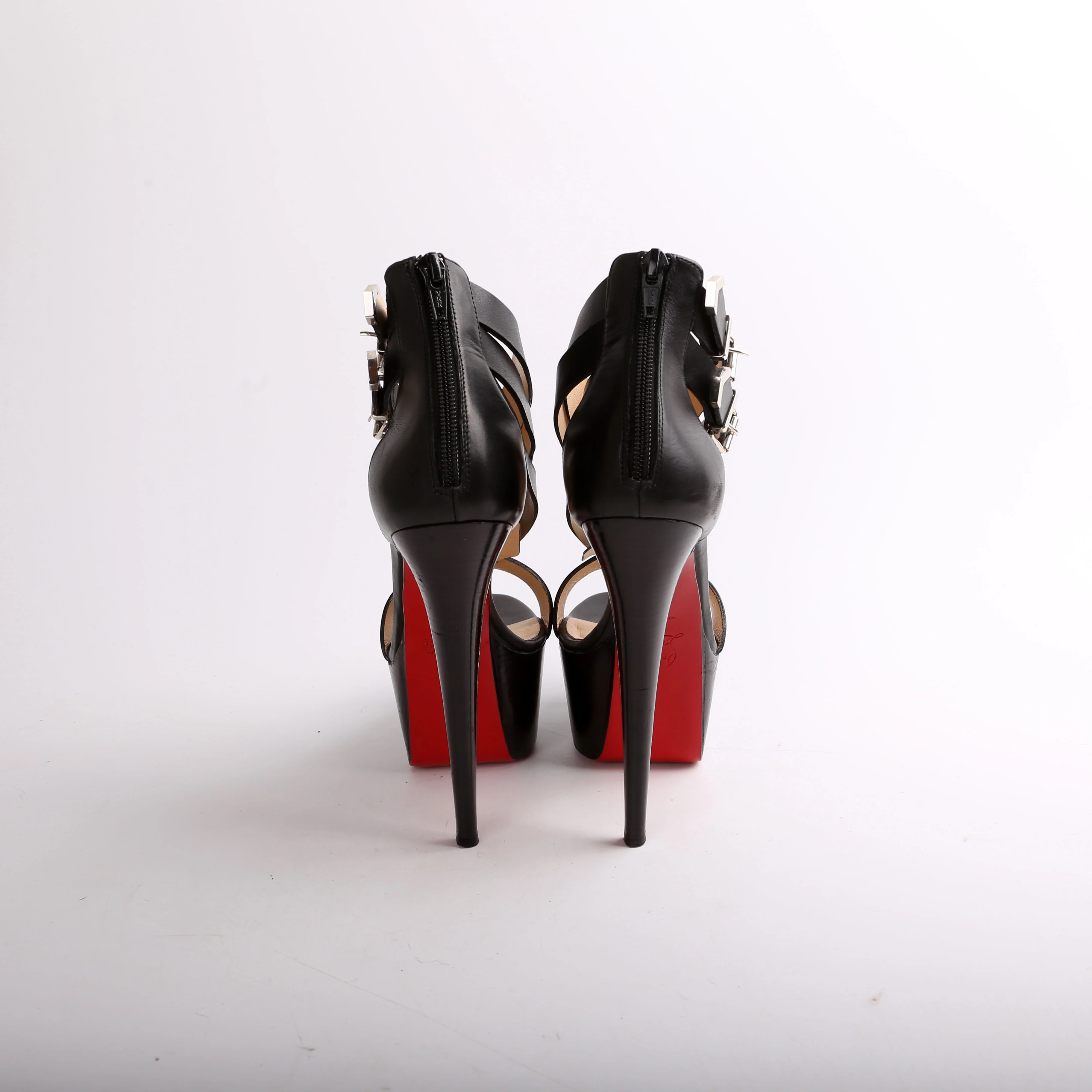 Leather Platform Pumps Size 38 - Image 4