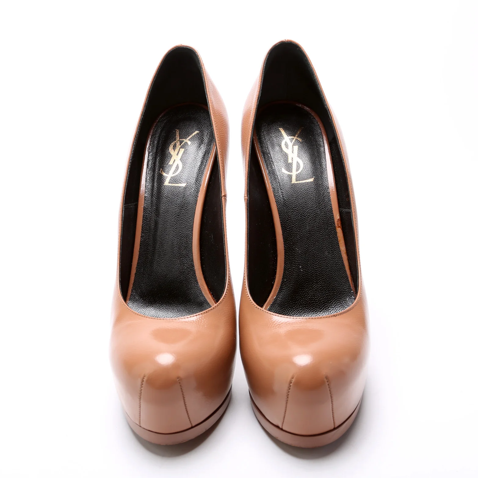 Leather Platform Pumps Size 40 - Image 2