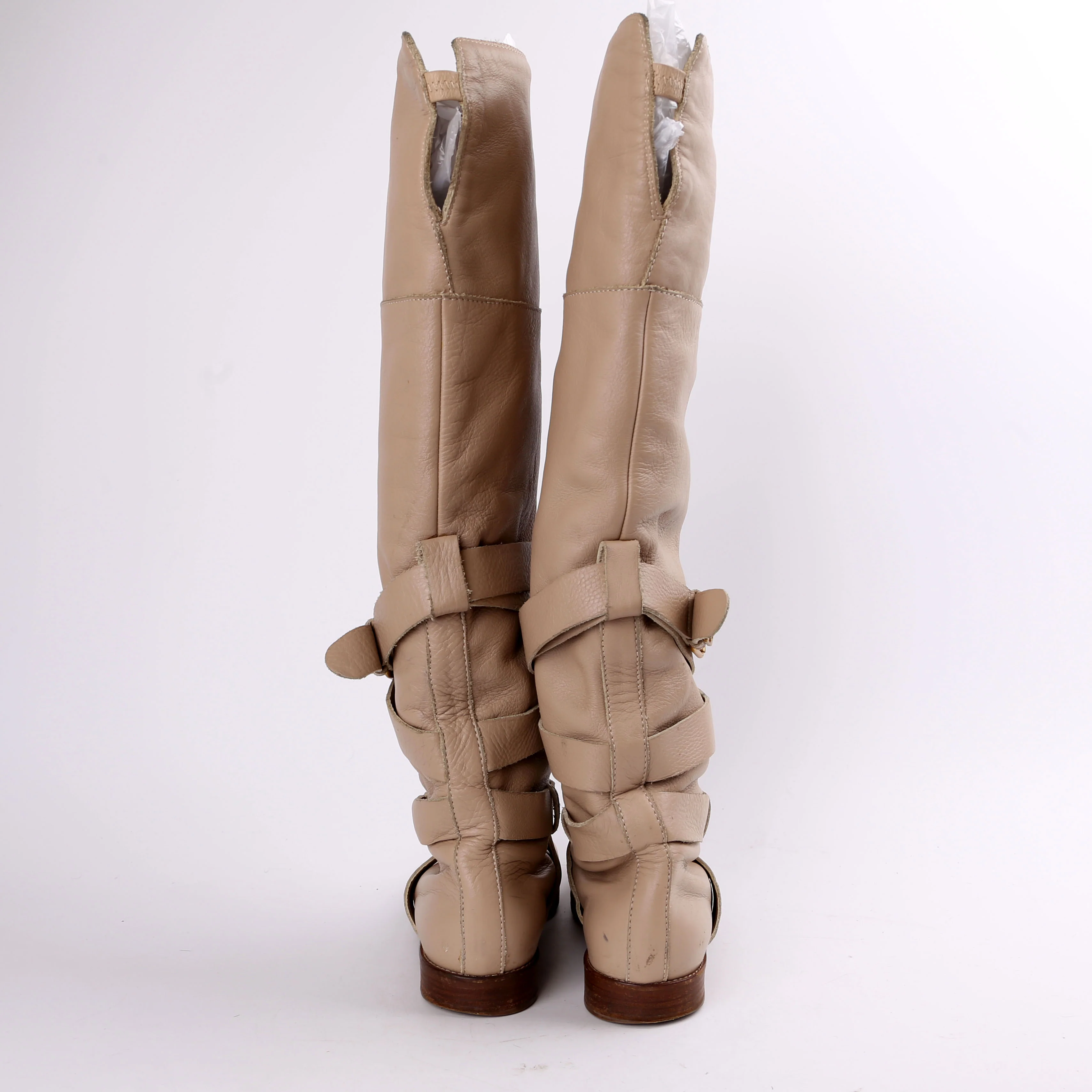Leather Riding Boots Size 39 - Image 4