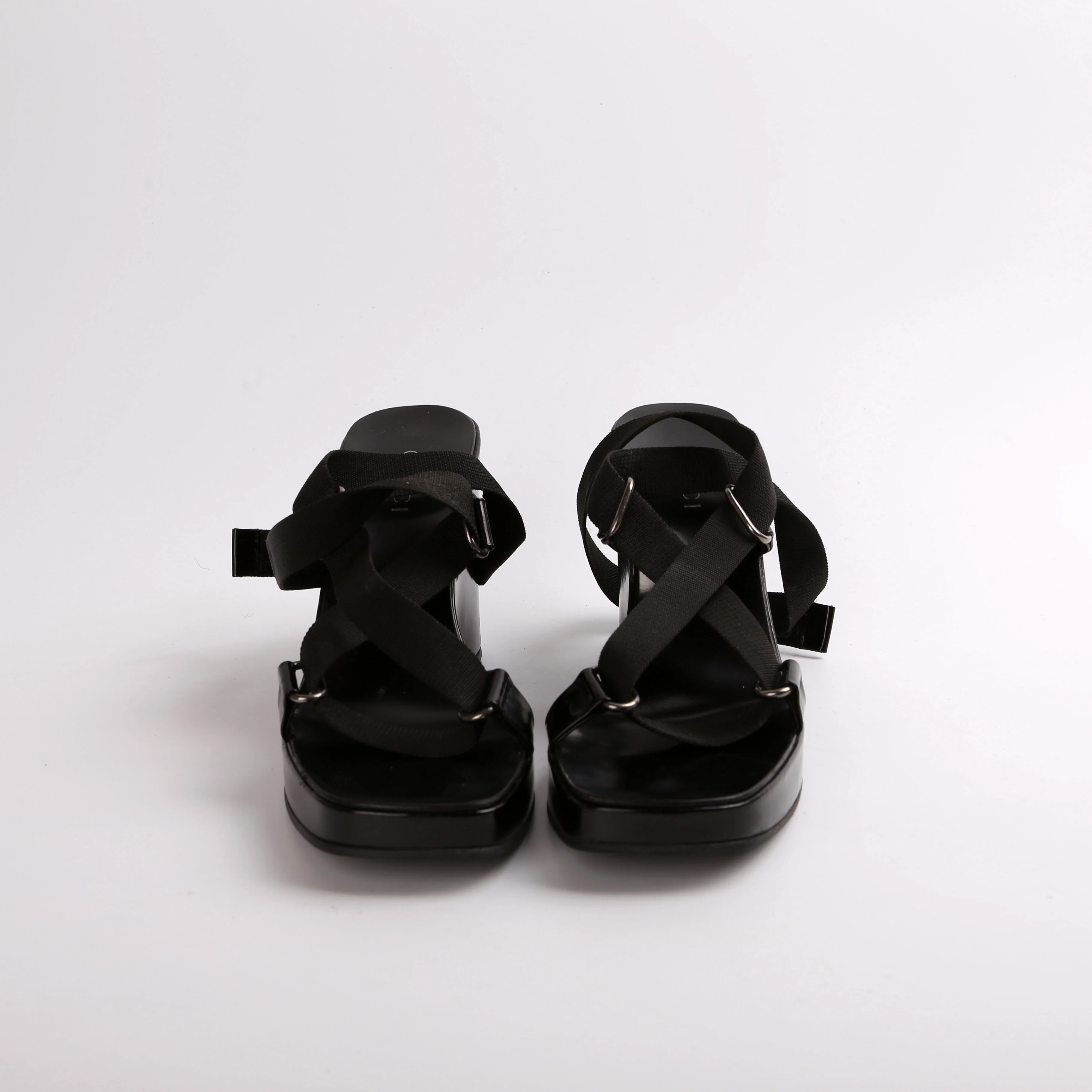 Leather Sandal Wedges Size 38.5 - Image 2