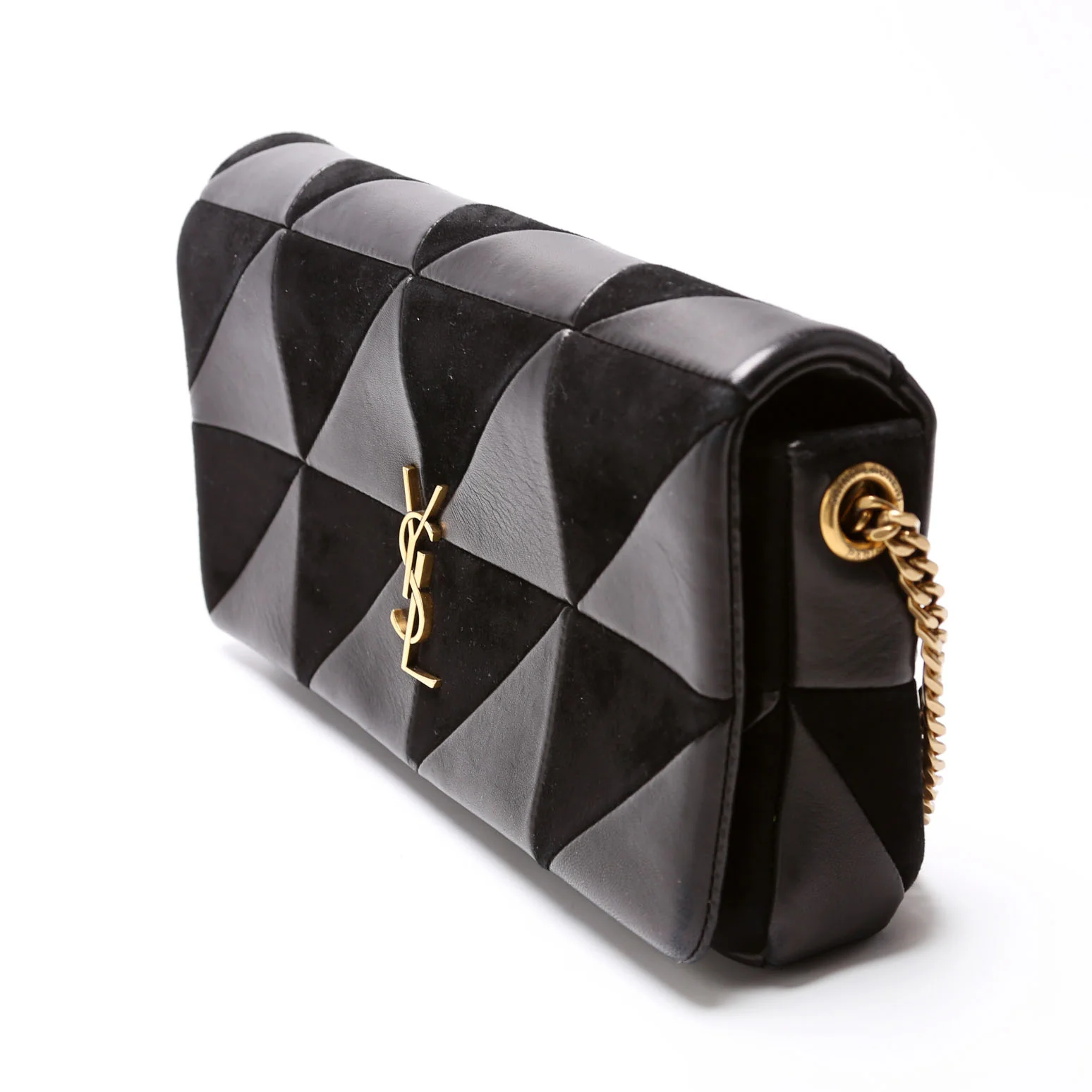 Leather/Suede Patchwork Jamie 99 Medium 602026 Black - Image 10