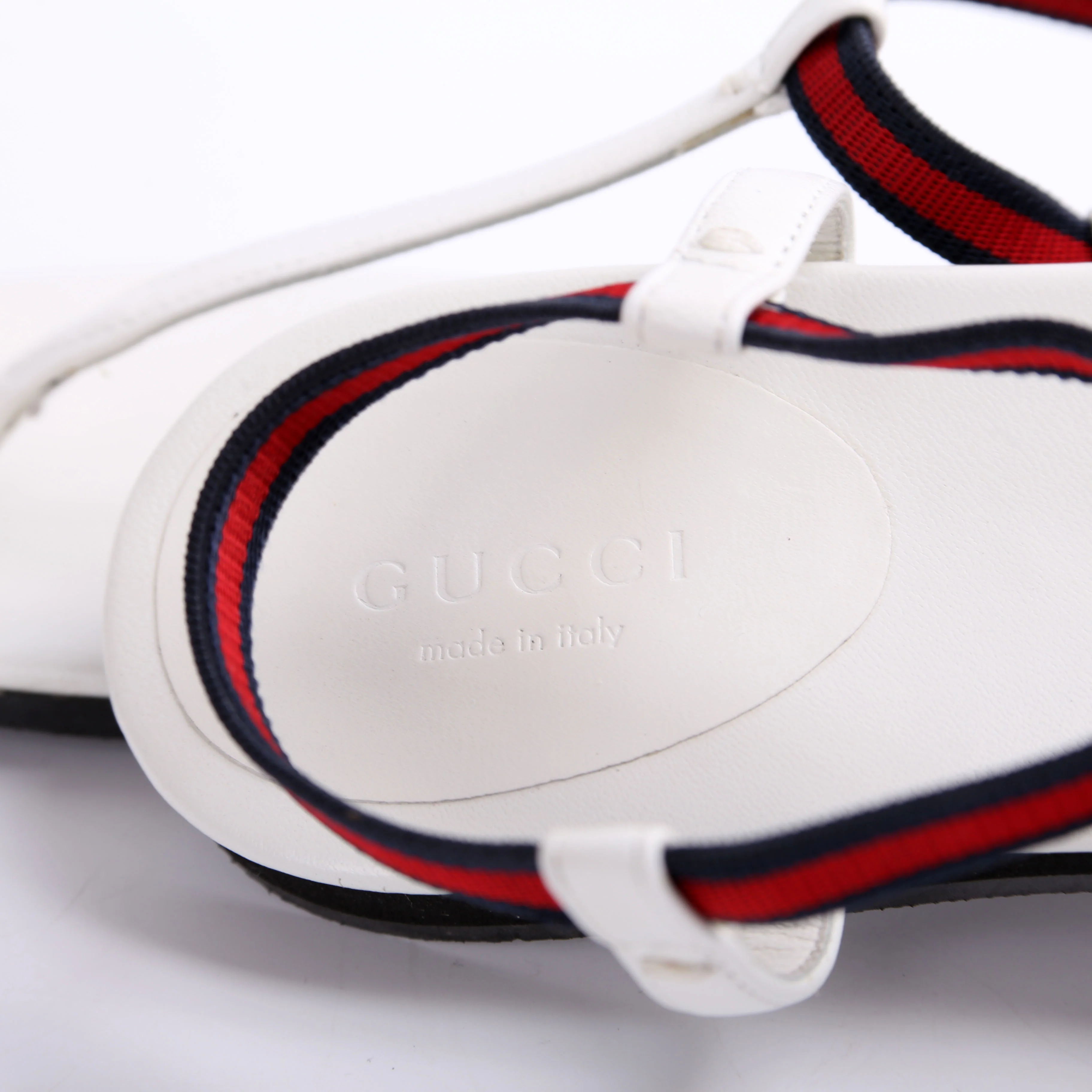 Leather T Strap Sandals Size 37 - Image 5
