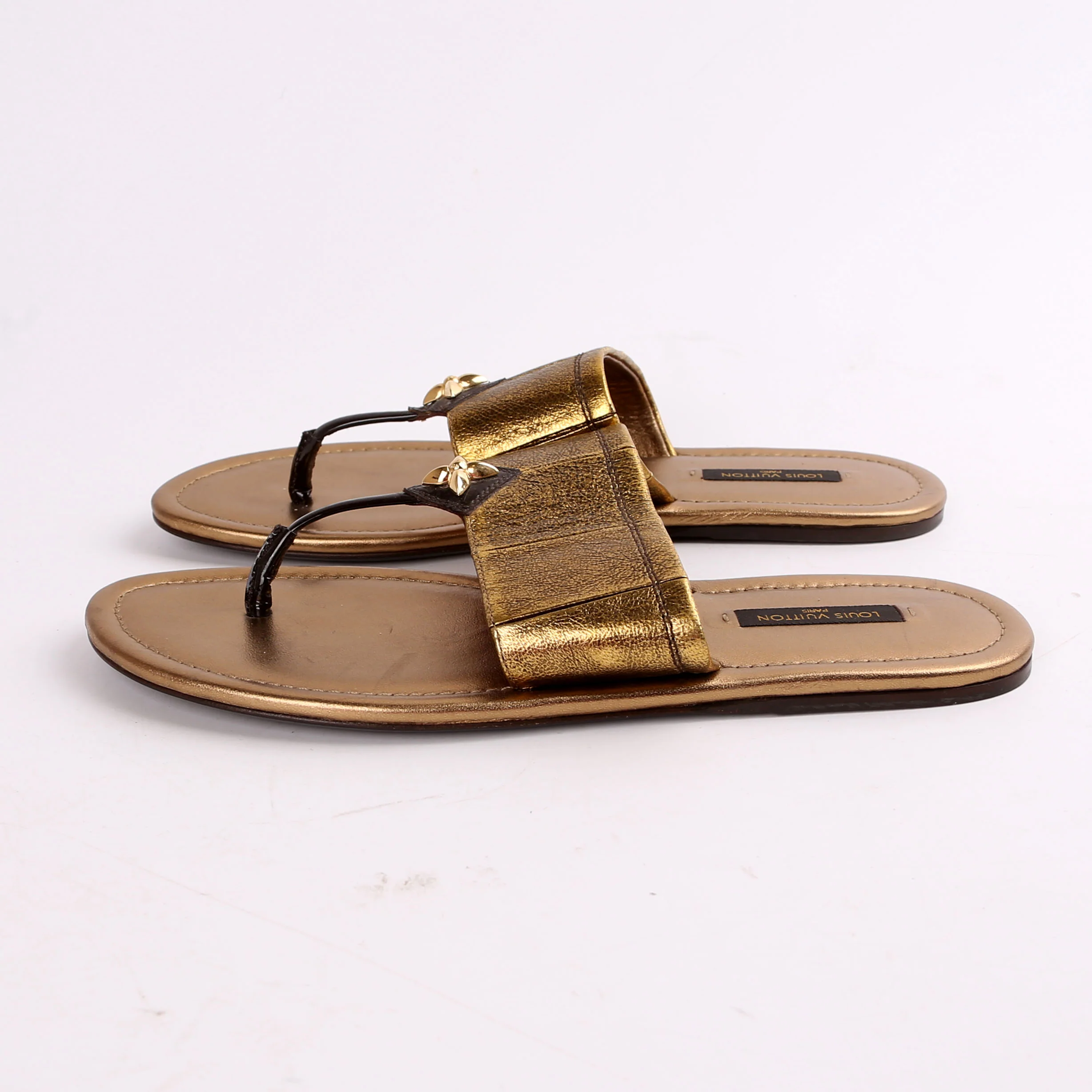 Leather Thong Flip Flops Size 38 - Image 3