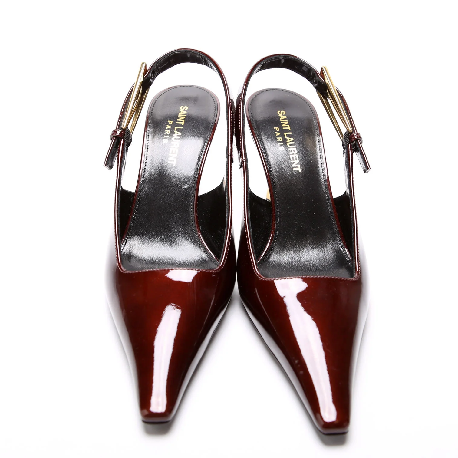 Lee 75 Slingback Pumps Size 37 Burgundy - Image 2