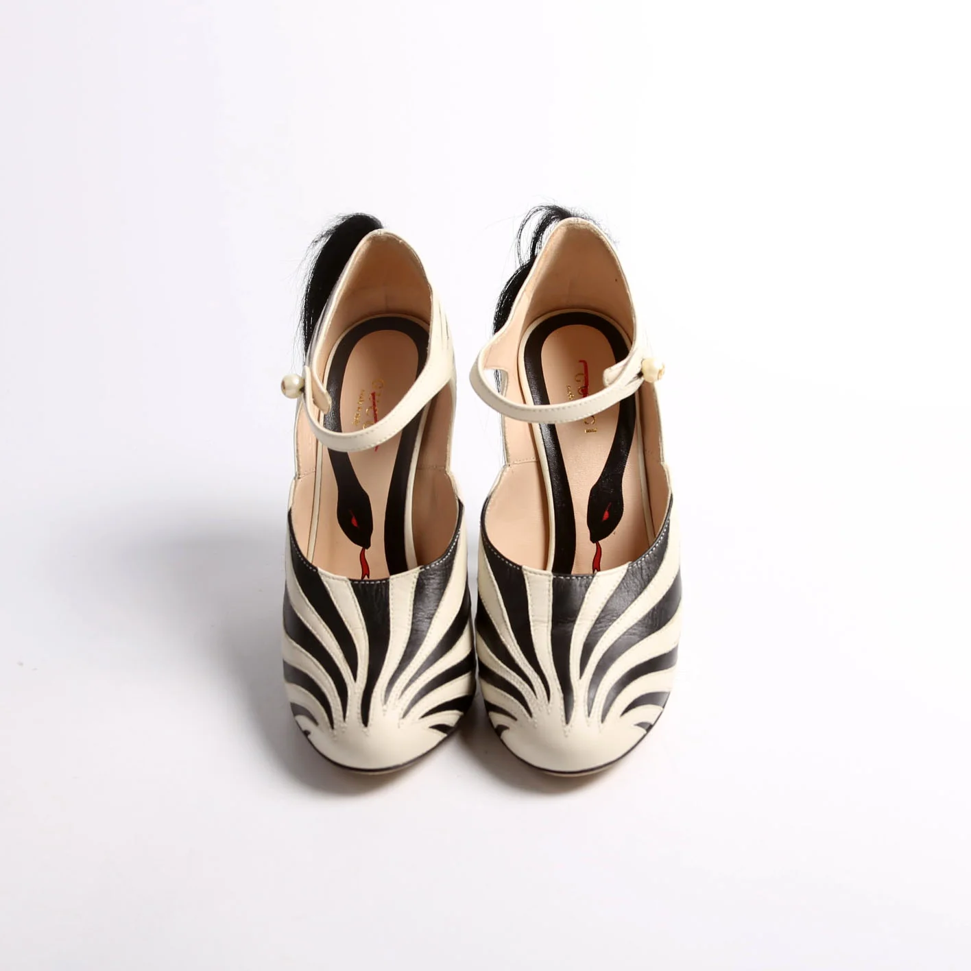 Lesley Mary Jane Pump Zebra Size 36.5 - Image 2