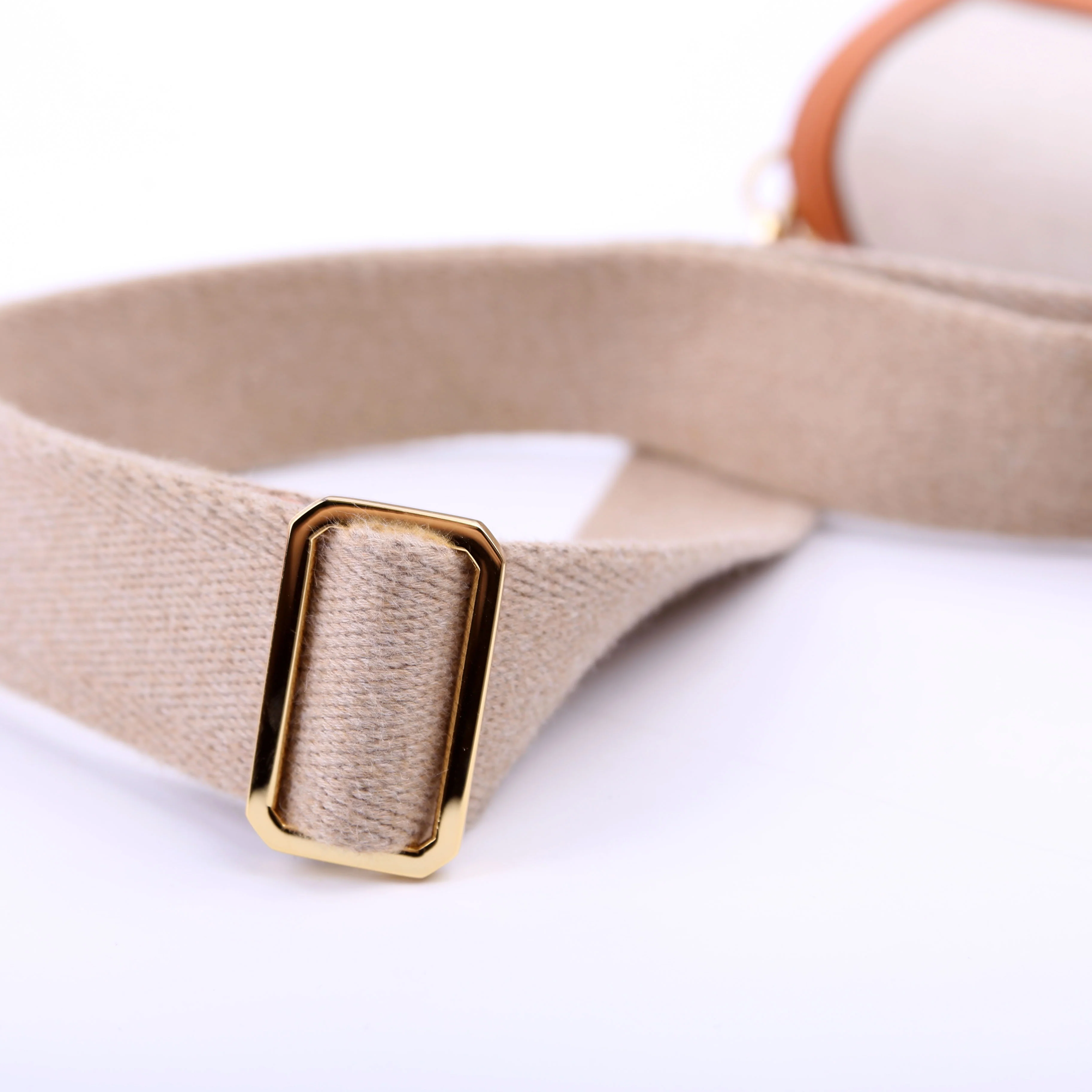 Linen Tracy Shoulder Bag Tan - Image 10