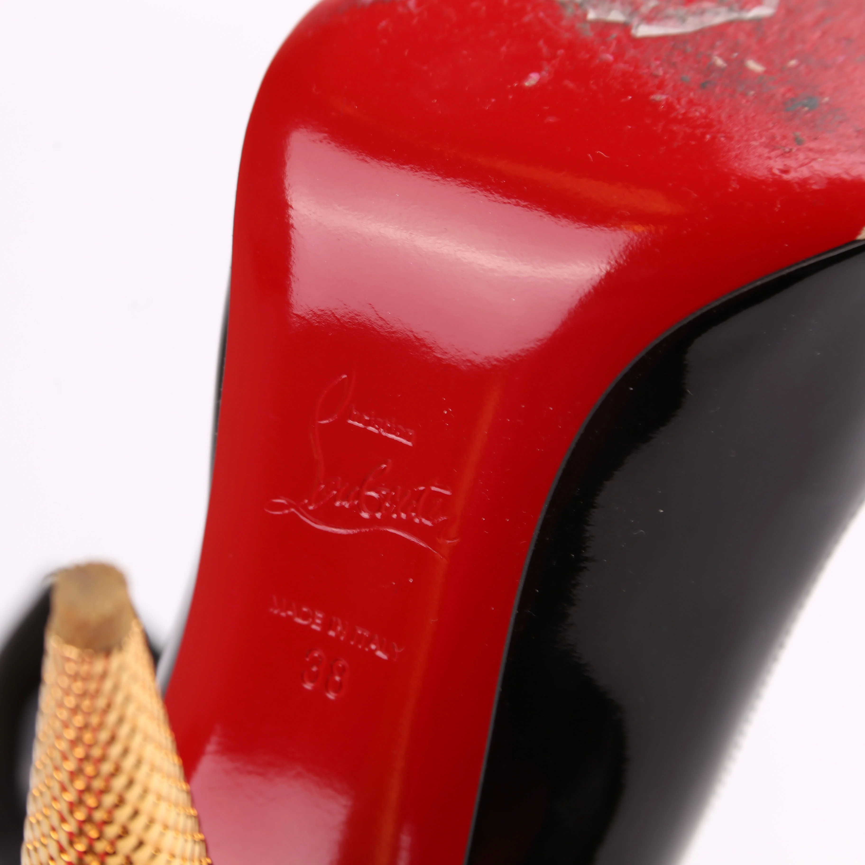 Lipchick Patent Leather 100 Pumps Size 38 - Image 7