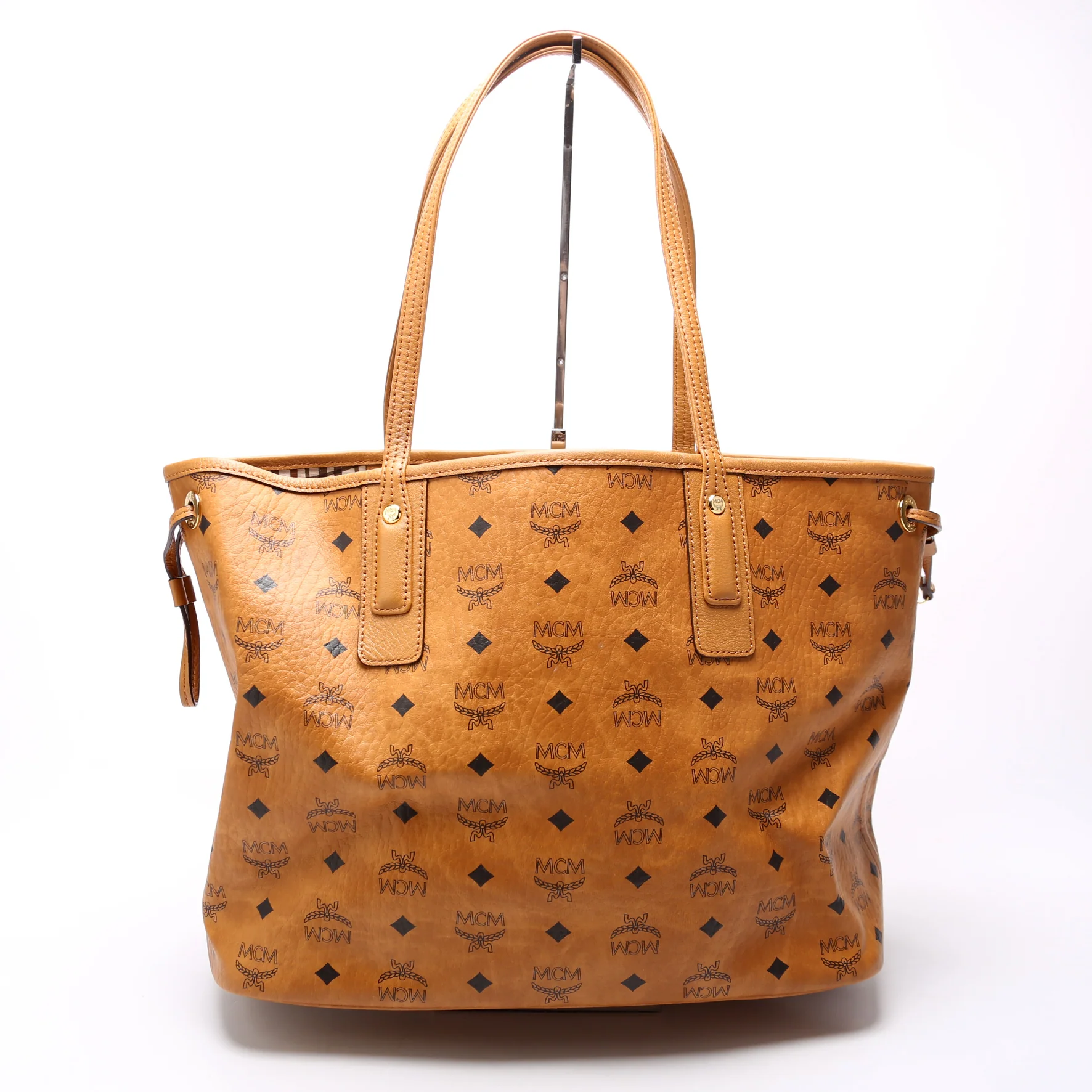 Liz Tote Reversible W/Pouch Medium Brown - Image 3