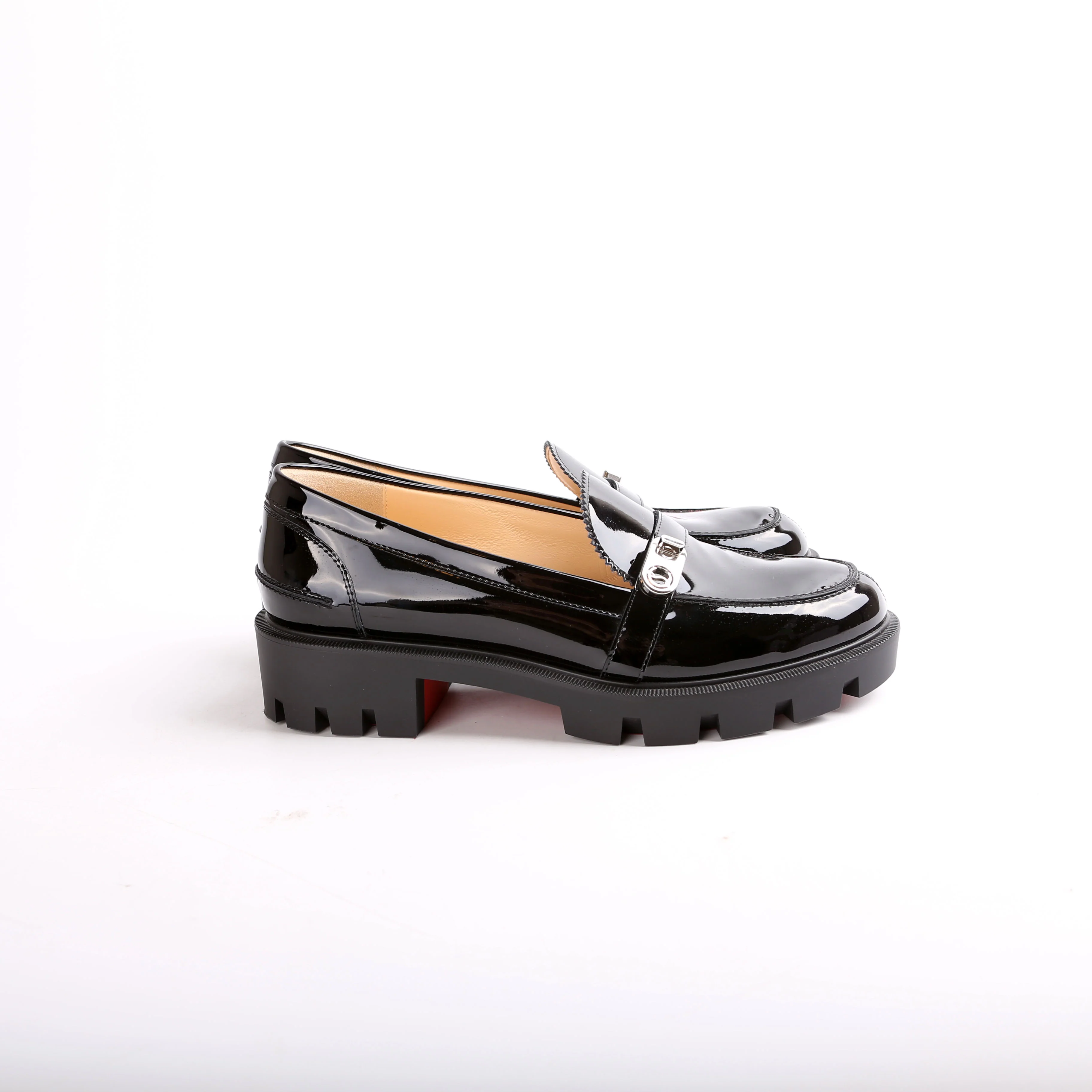 Lock Woody Flat Patent Loafers Size 38 - Image 3