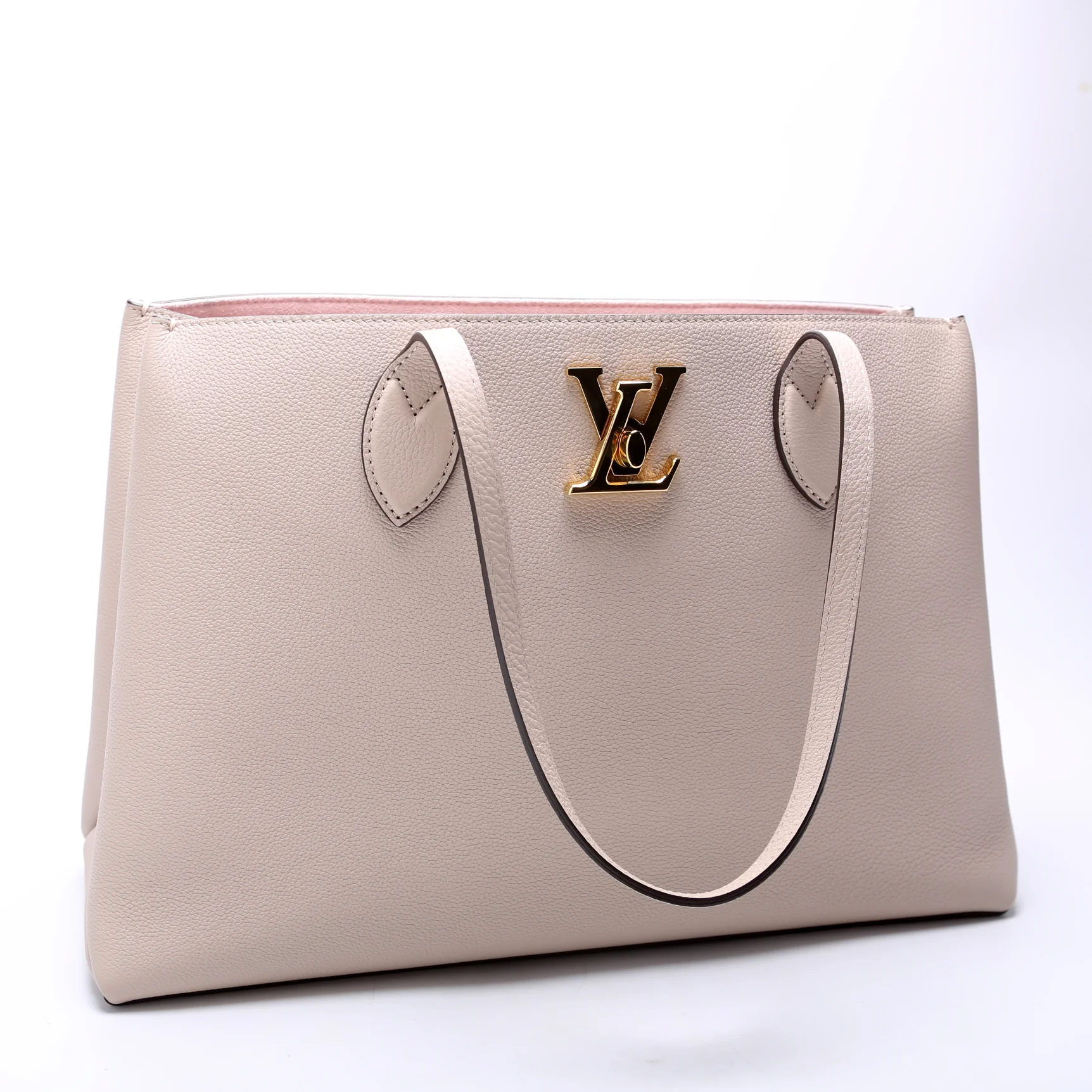 Lockme Shopper Calfskin Beige - Image 2