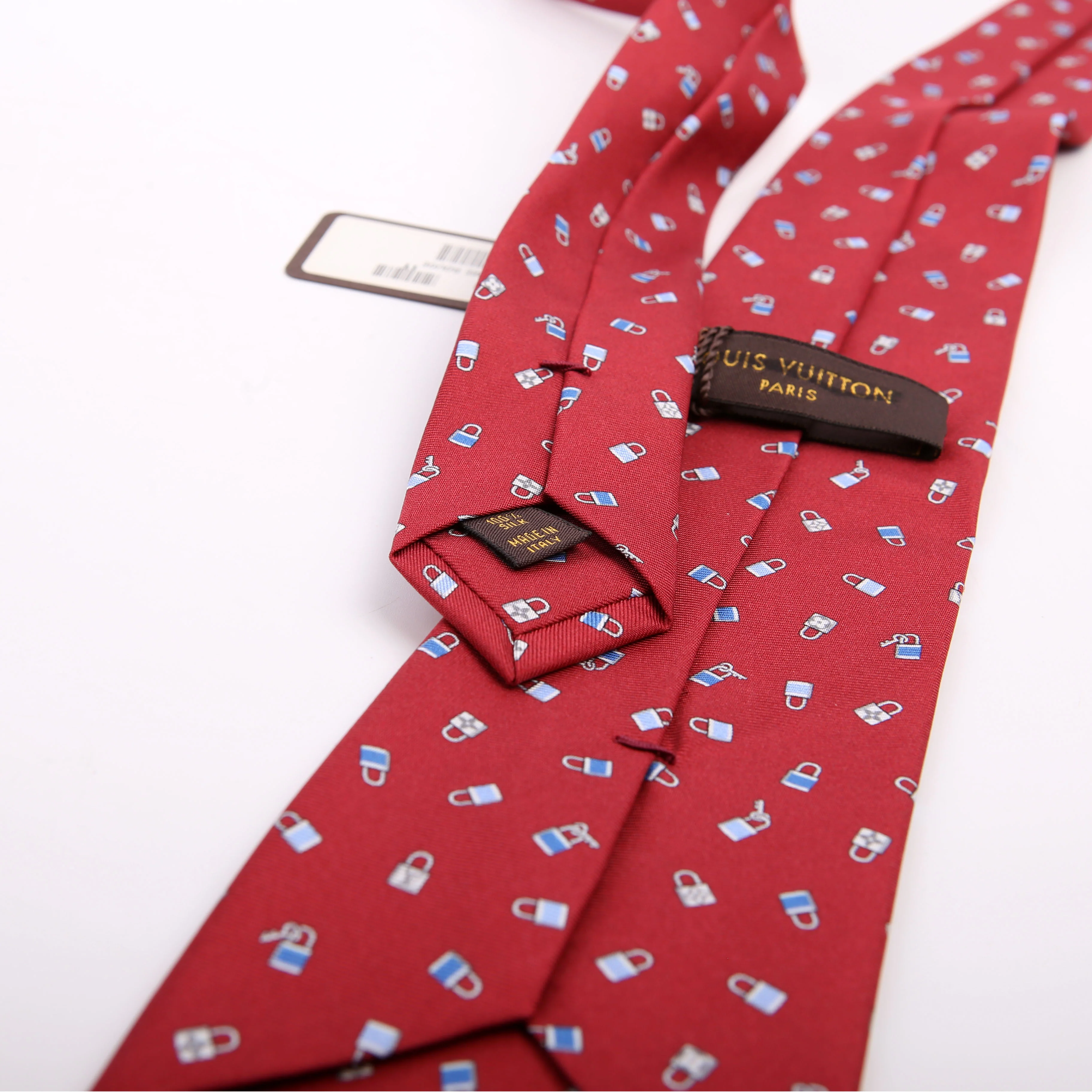 Lockme Silk Tie Red - Image 3