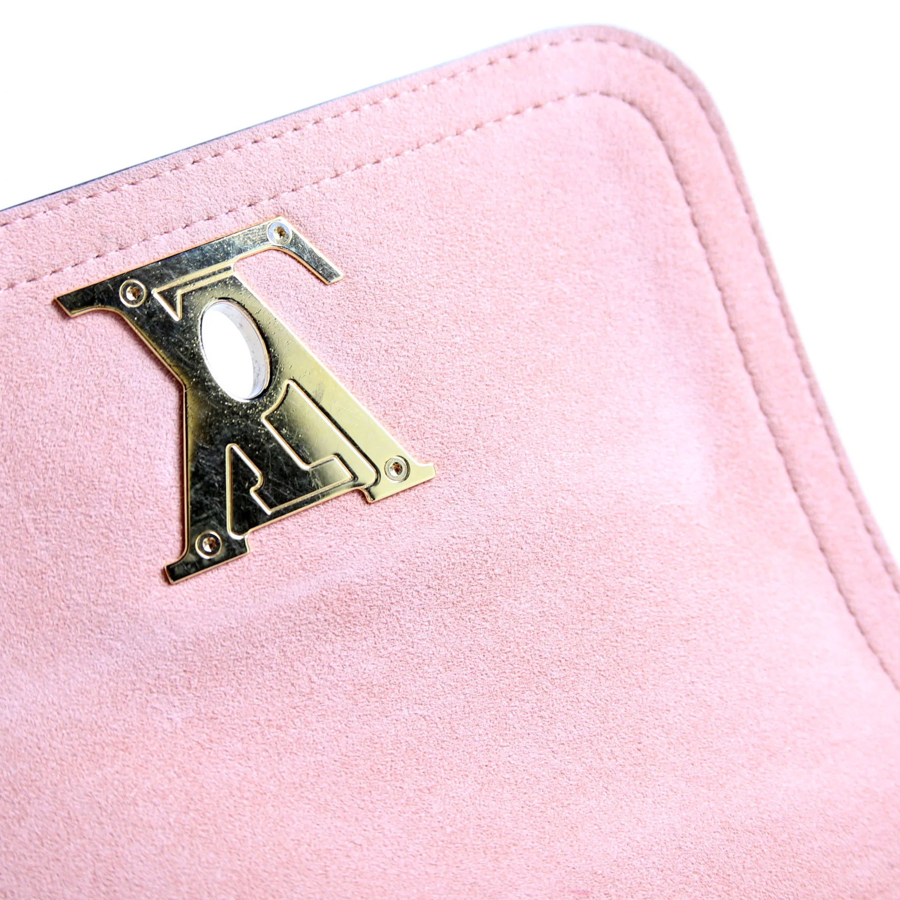 LockMe Tender Supple Calfskin Cream/Pink - Image 7