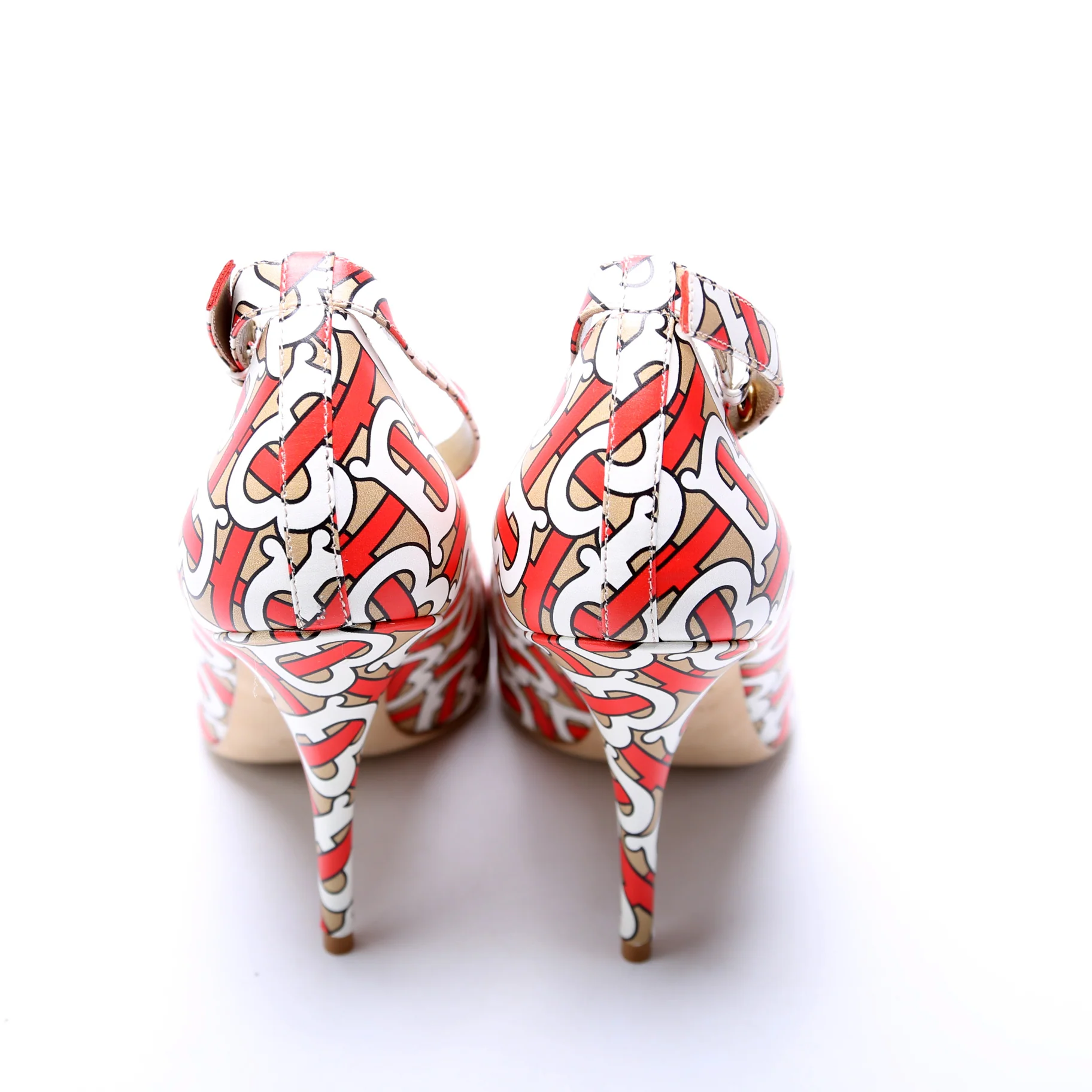 Logo Ankle Strap Pumps Size 38.5 - Image 4