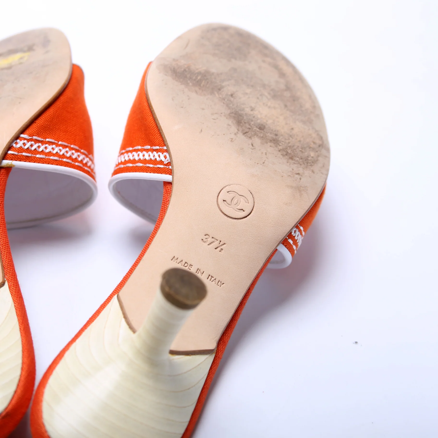 Logo Canvas Mules Size 37.5 - Image 8