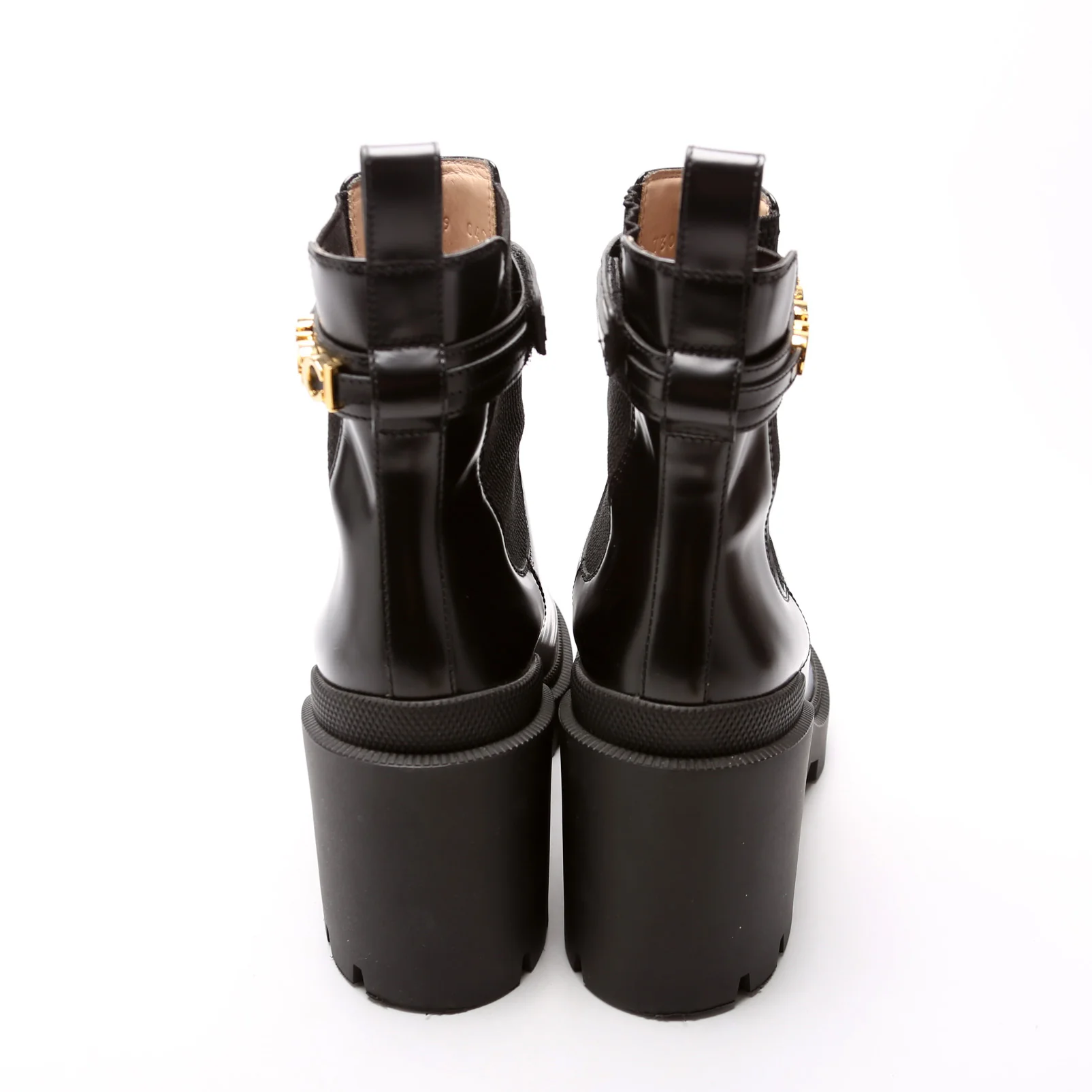 Logo Combat Booties Size 39 - Image 4