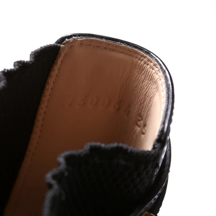 Logo Combat Booties Size 39 - Image 6