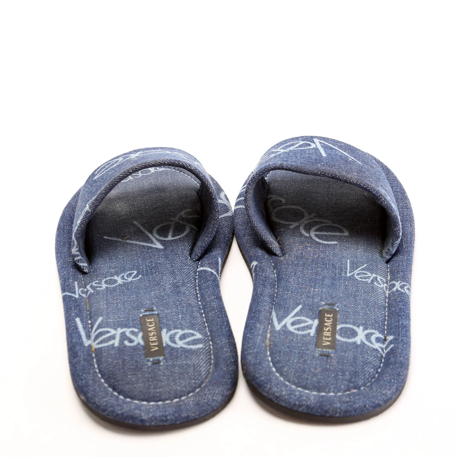 Logo Denim Slides Size 40 - Image 4