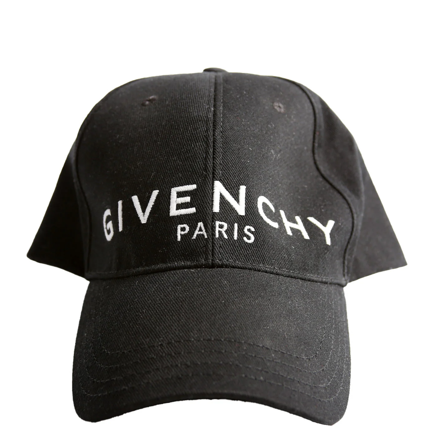 Logo Embroidered Hat Black/White