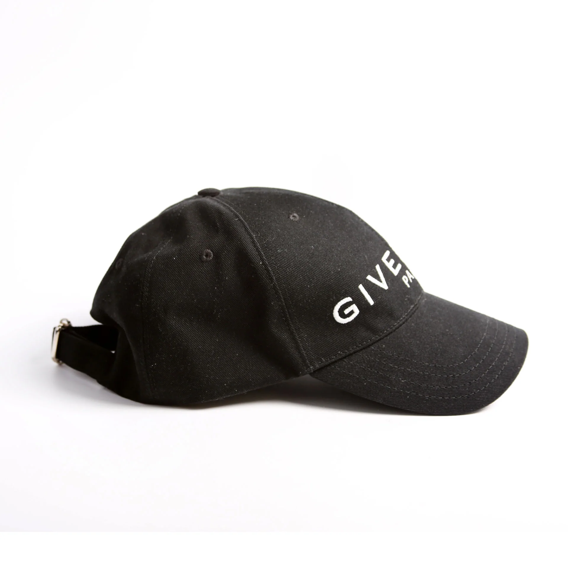 Logo Embroidered Hat Black/White - Image 4