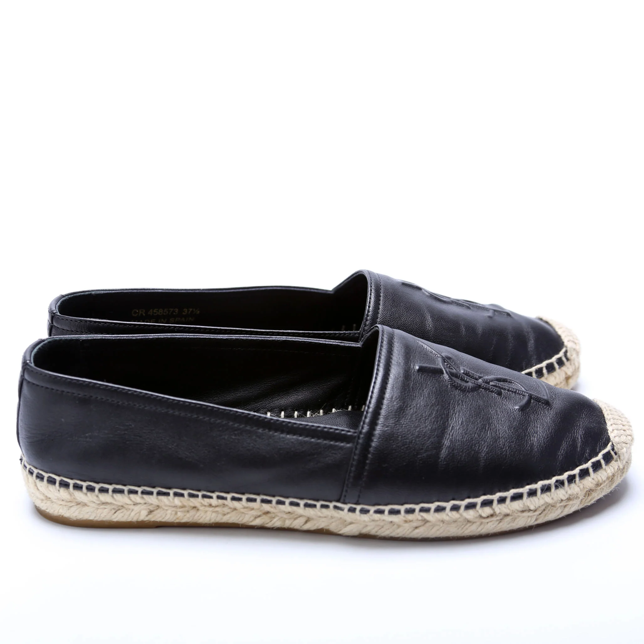 Logo Espadrilles Size 37.5 Black - Image 3
