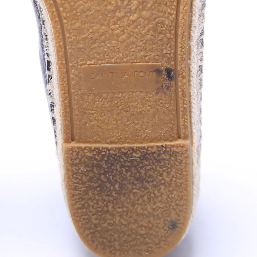 Logo Espadrilles Size 37.5 Black - Image 8
