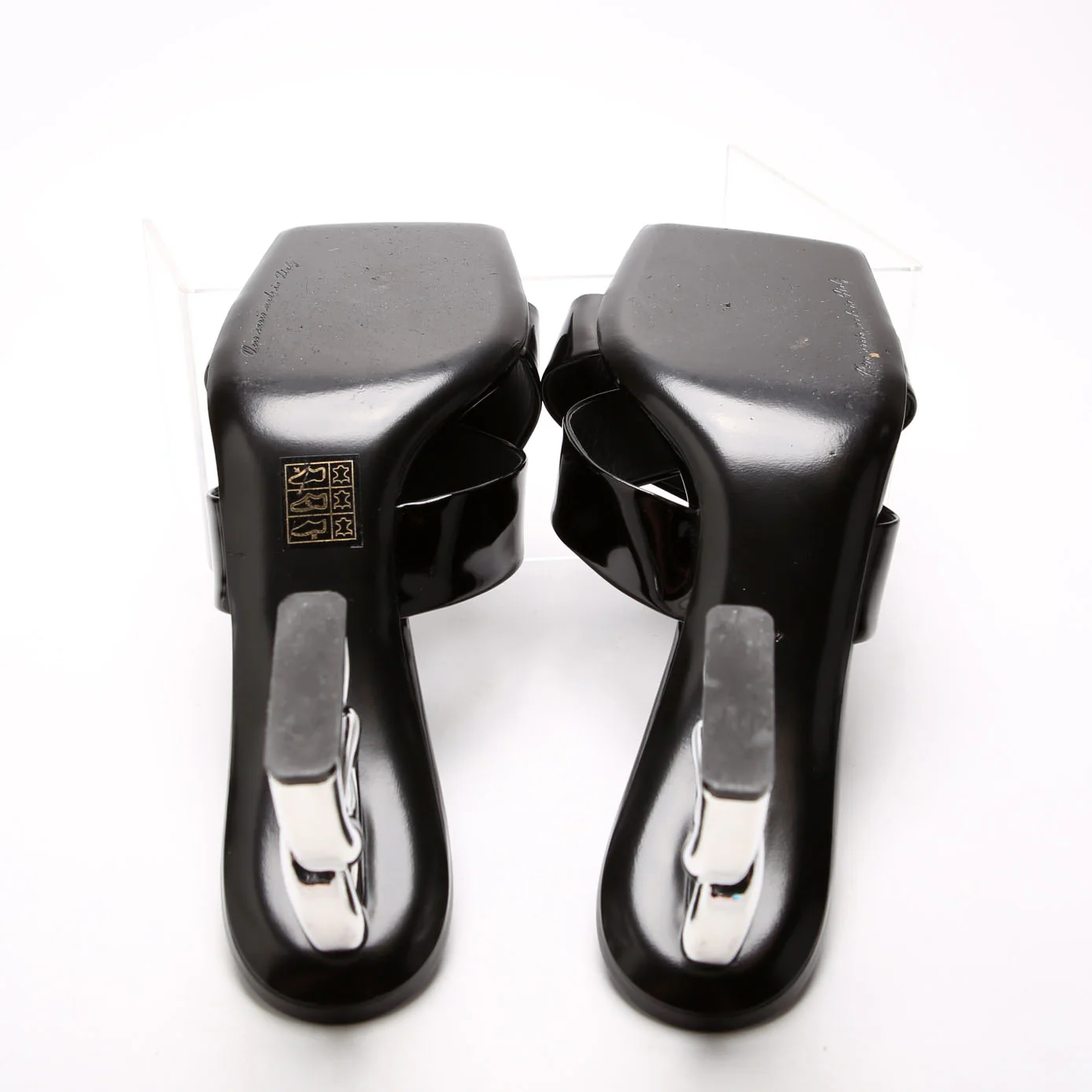 Logo Feel Crisscross Slide Sandals Size 40.5 - Image 10