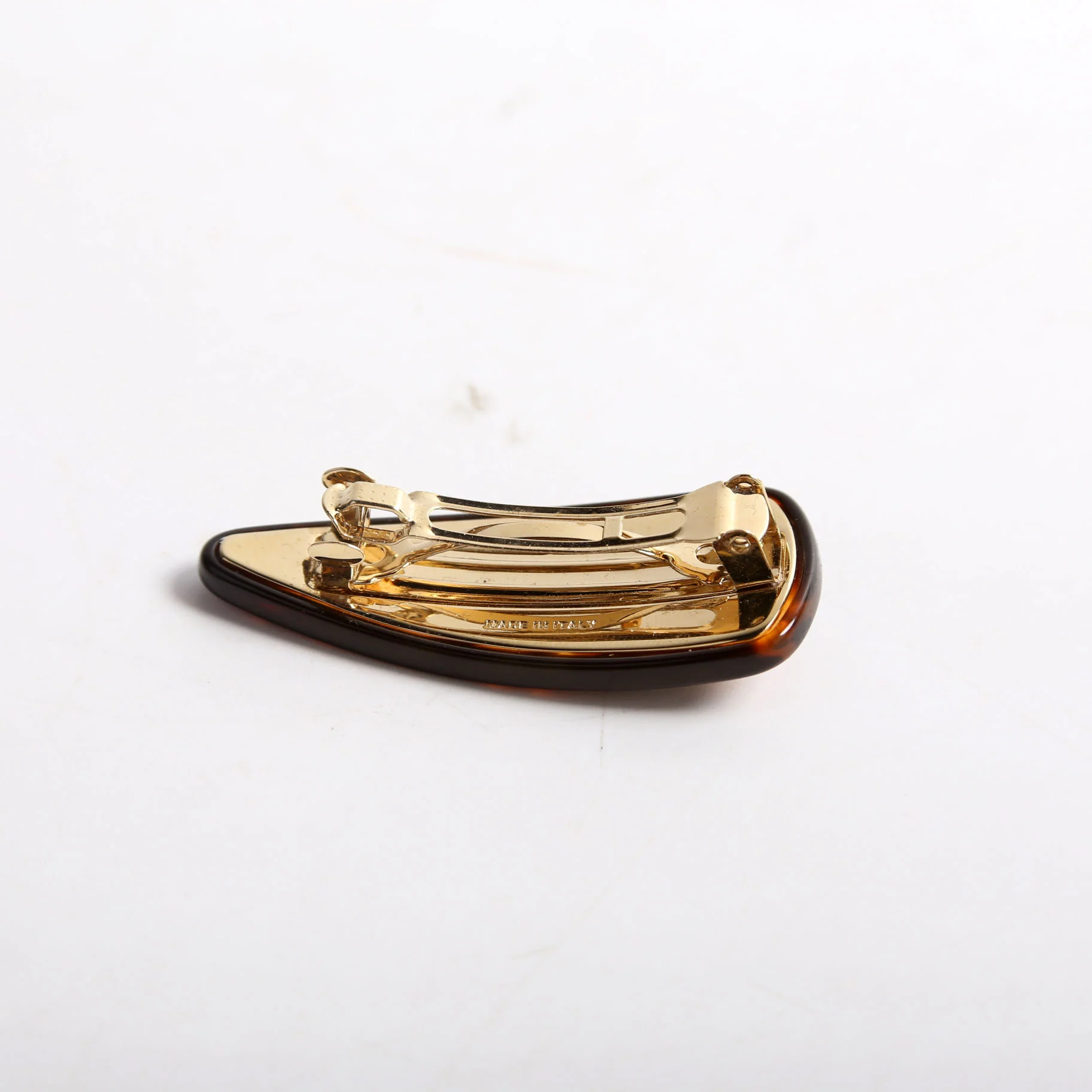 Logo Hair Clip Tortoise - Image 3