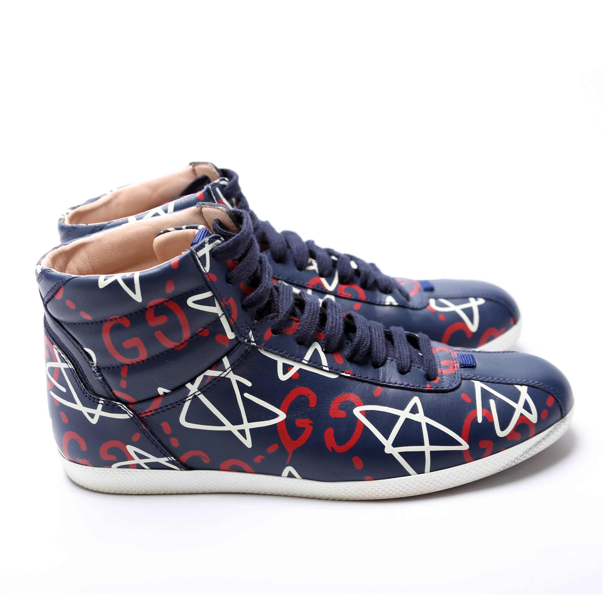 Logo Hightop Sneakers Size 37.5 - Image 3