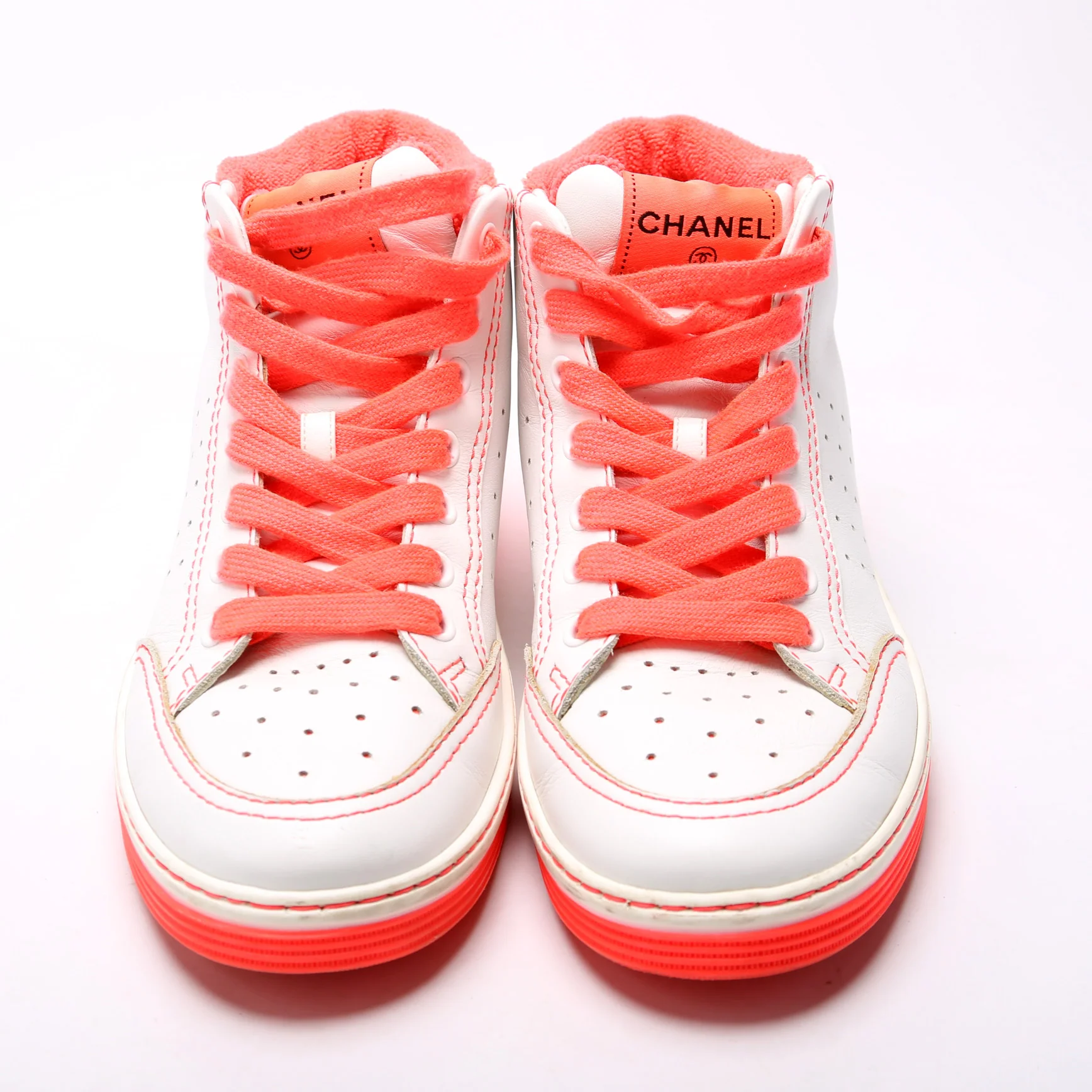 Logo Hightop Sneakers Size 38.5 - Image 2