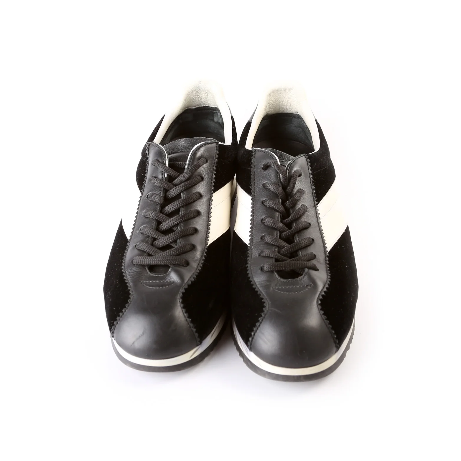 Logo Leather Sneakers Size 40 - Image 2