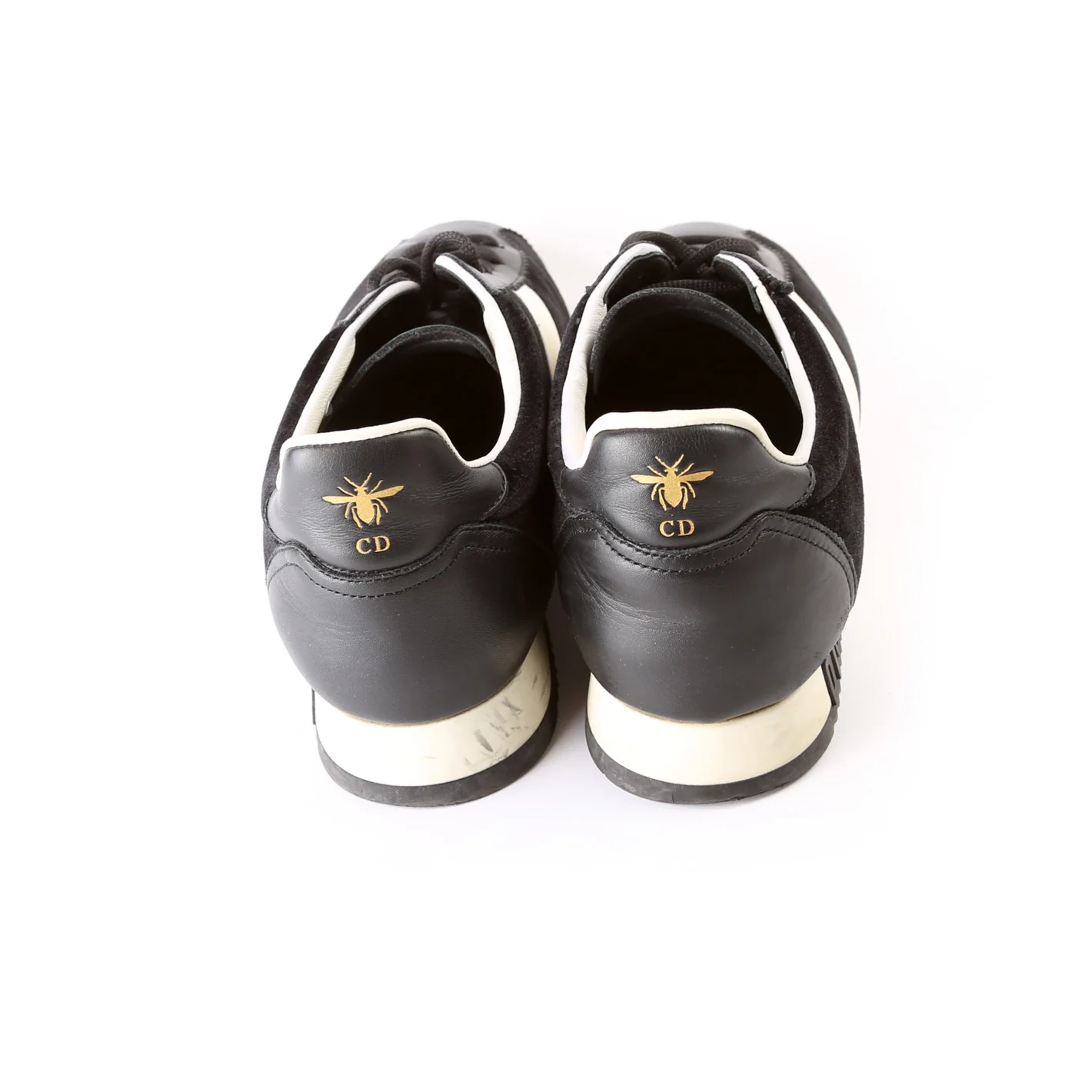 Logo Leather Sneakers Size 40 - Image 4