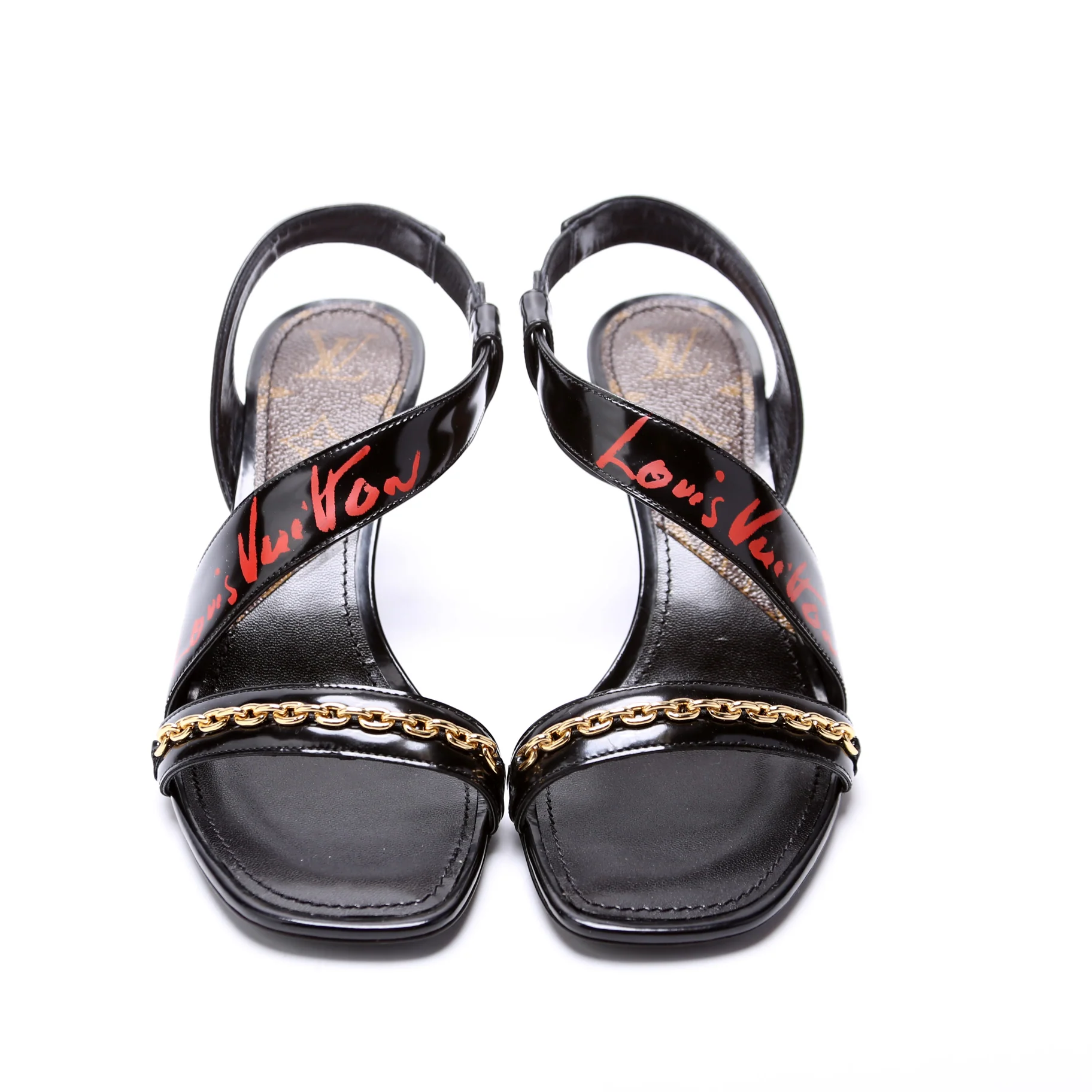 Logo Patent Sandal Pumps Size 39 - Image 2