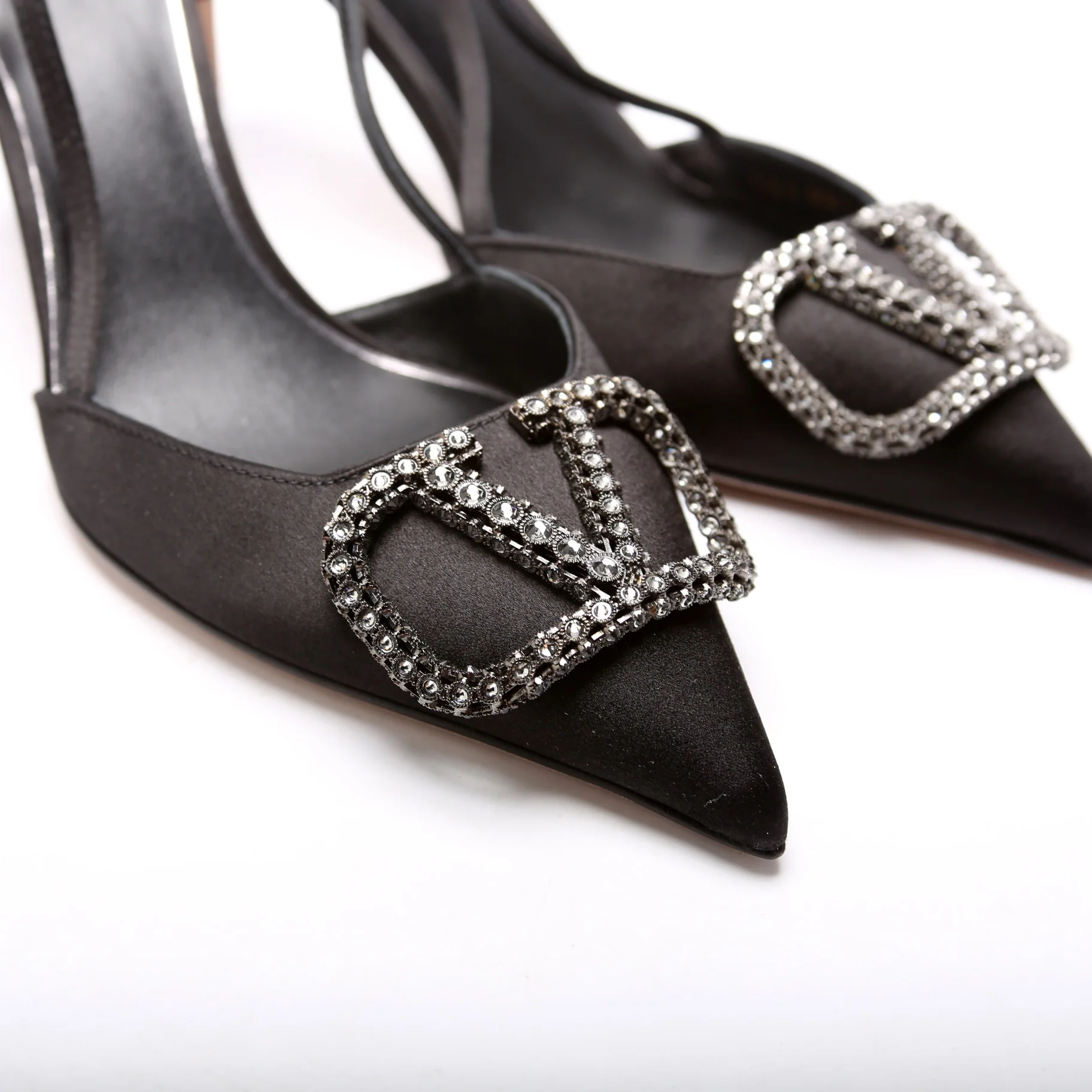 Logo Pointed Toe Pumps Size 38 - Image 7